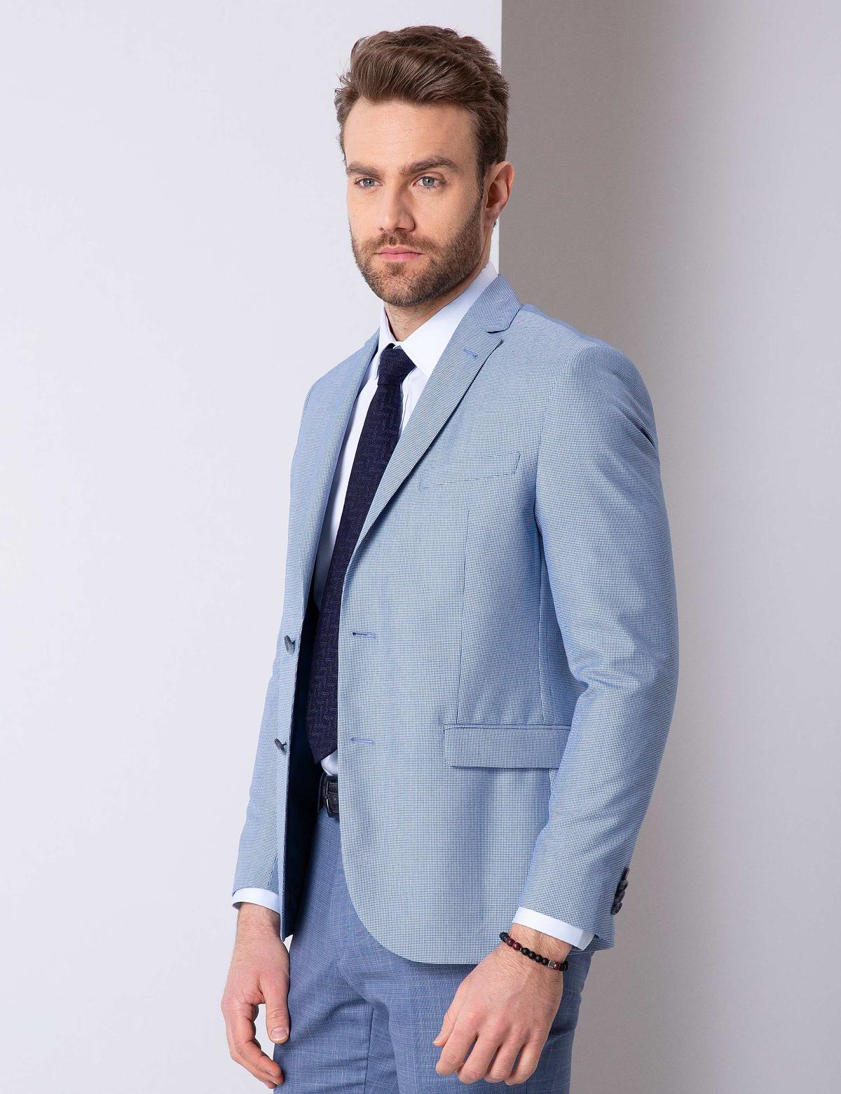 Lacivert Slim Fit Ceket - 50208804023