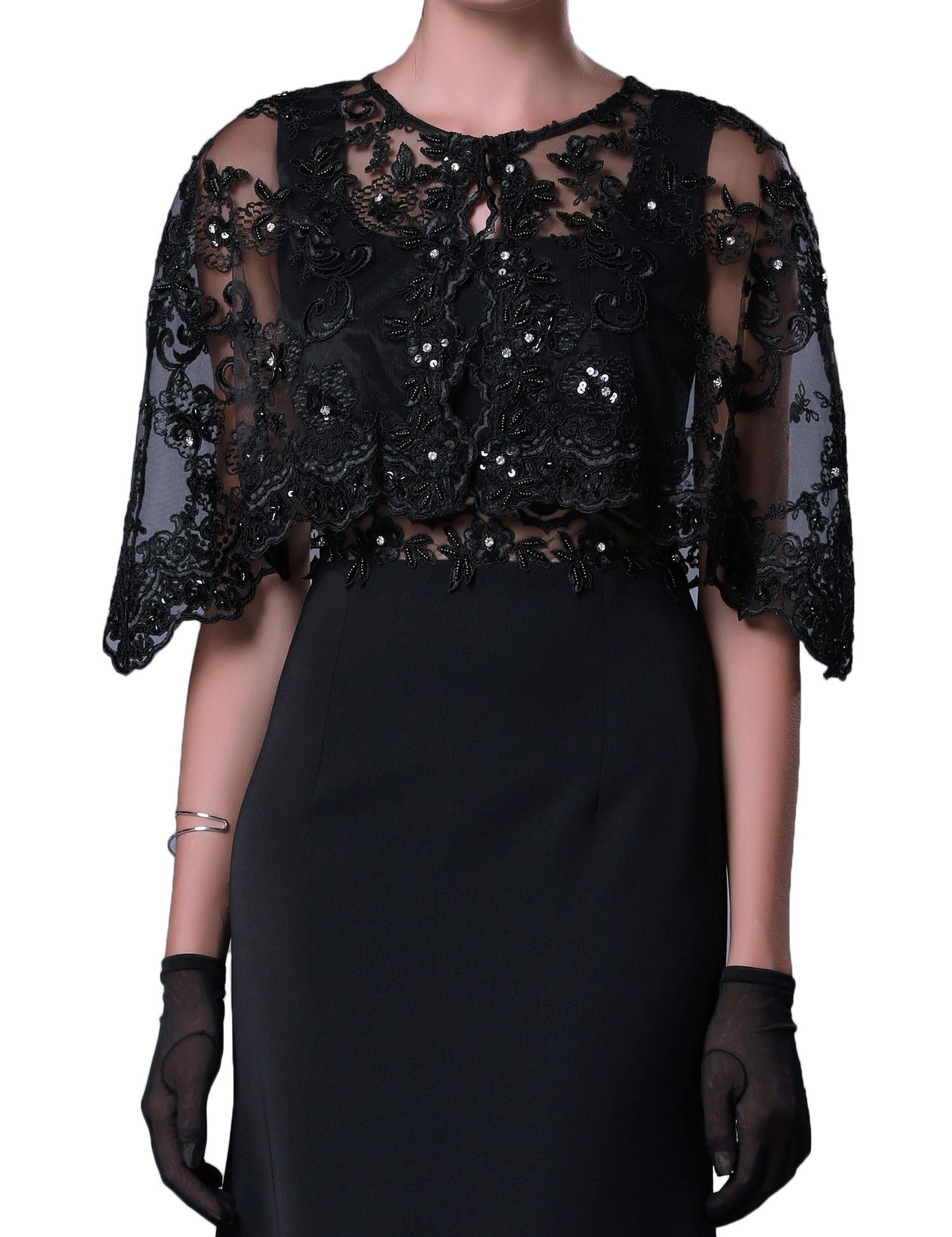 SIYAH Balık Abiye Elbise