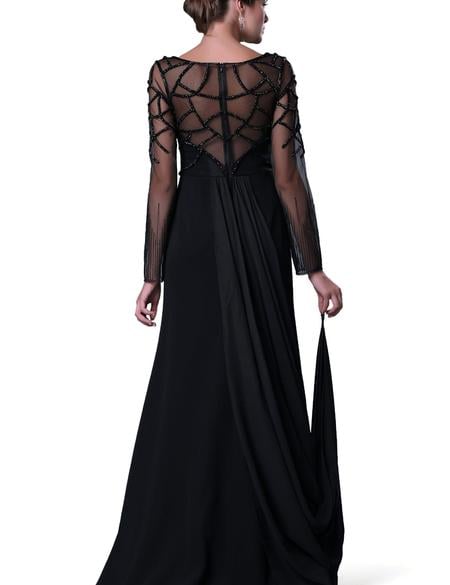 SIYAH Uzun Abiye Elbise - 50212464001