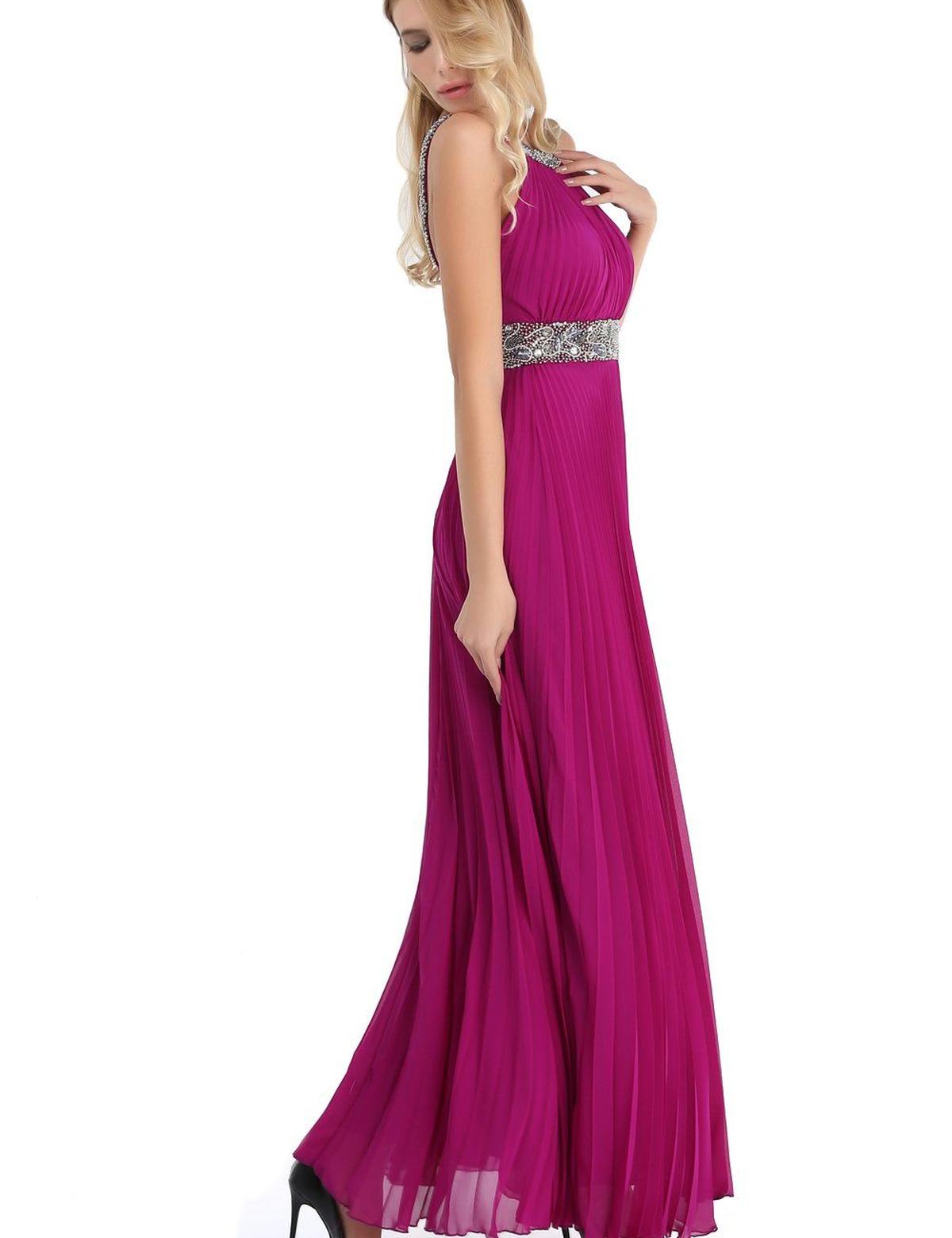 PEMBE Uzun Abiye Elbise - 50212466001