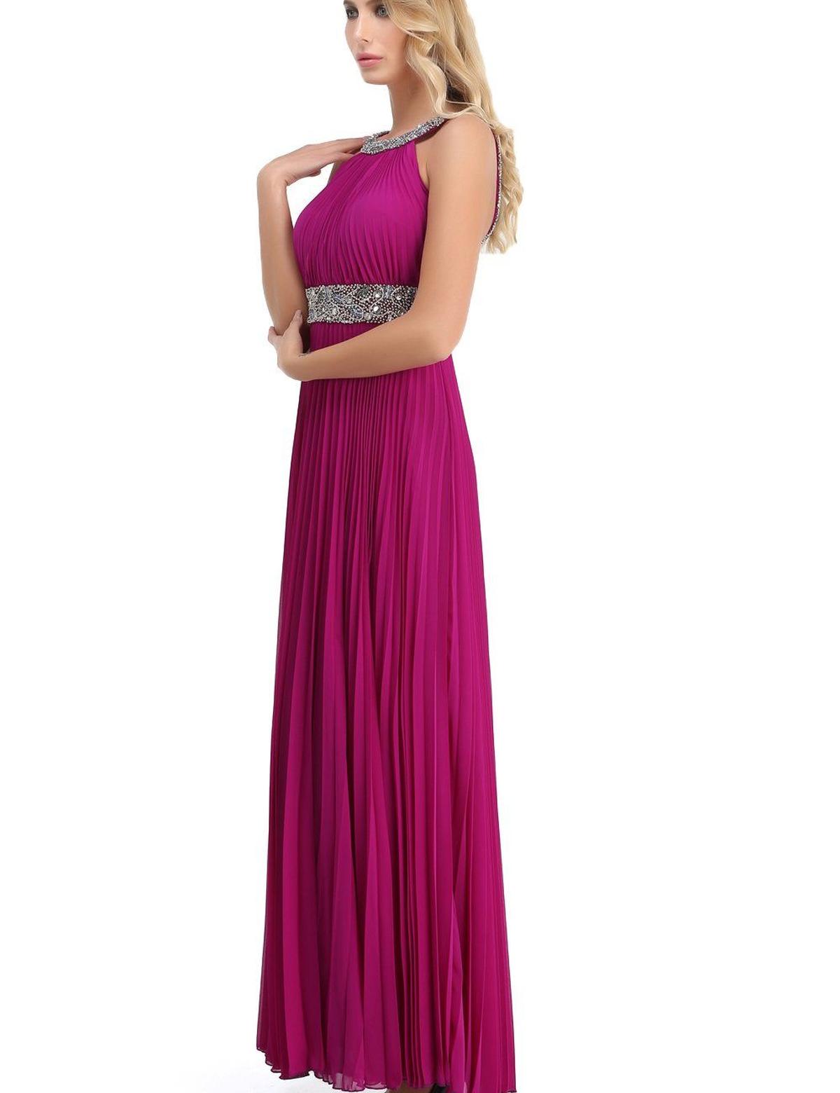 PEMBE Uzun Abiye Elbise - 50212466001