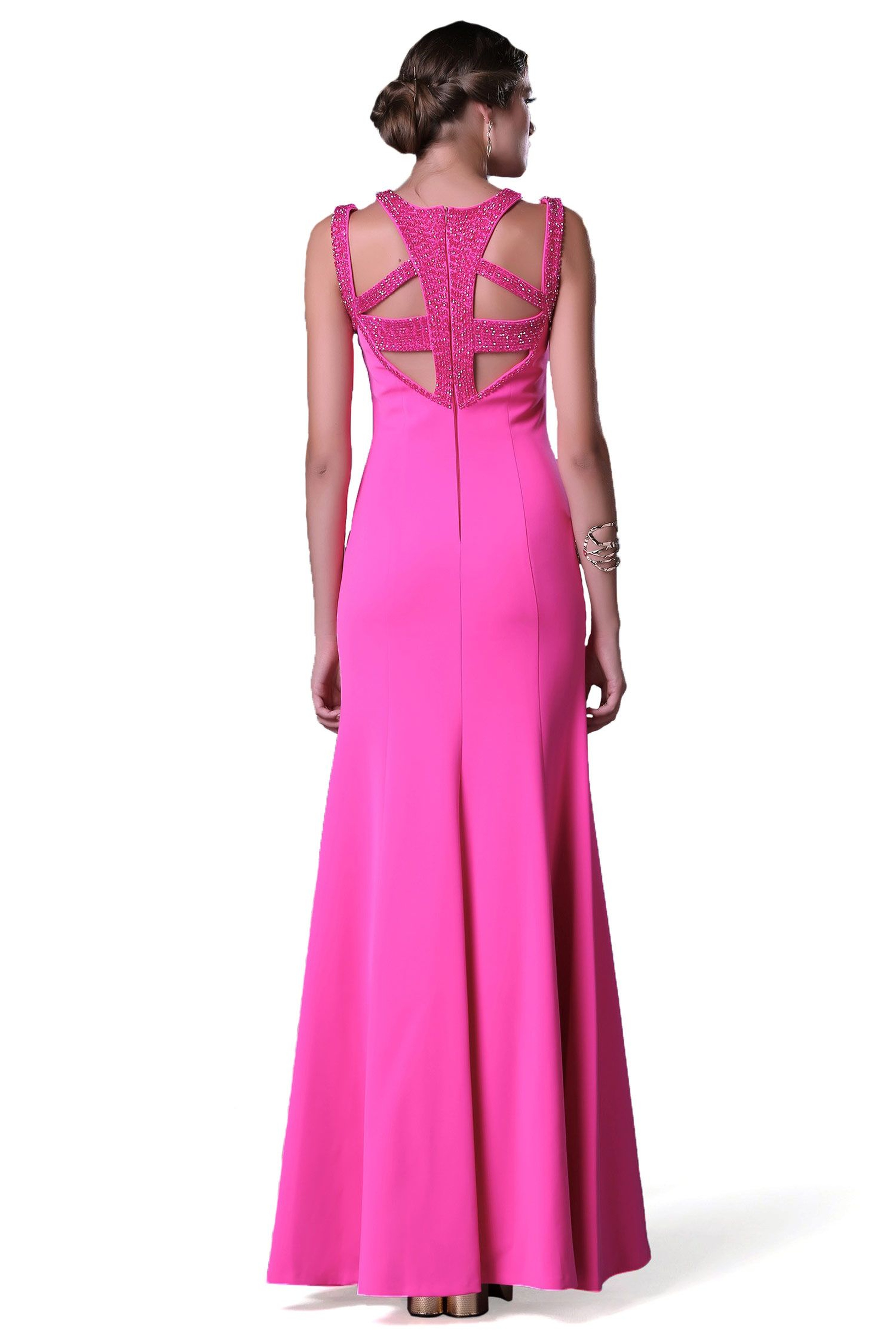 PEMBE Uzun Abiye Elbise - Image 3