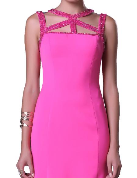 PEMBE Uzun Abiye Elbise - 50212470001