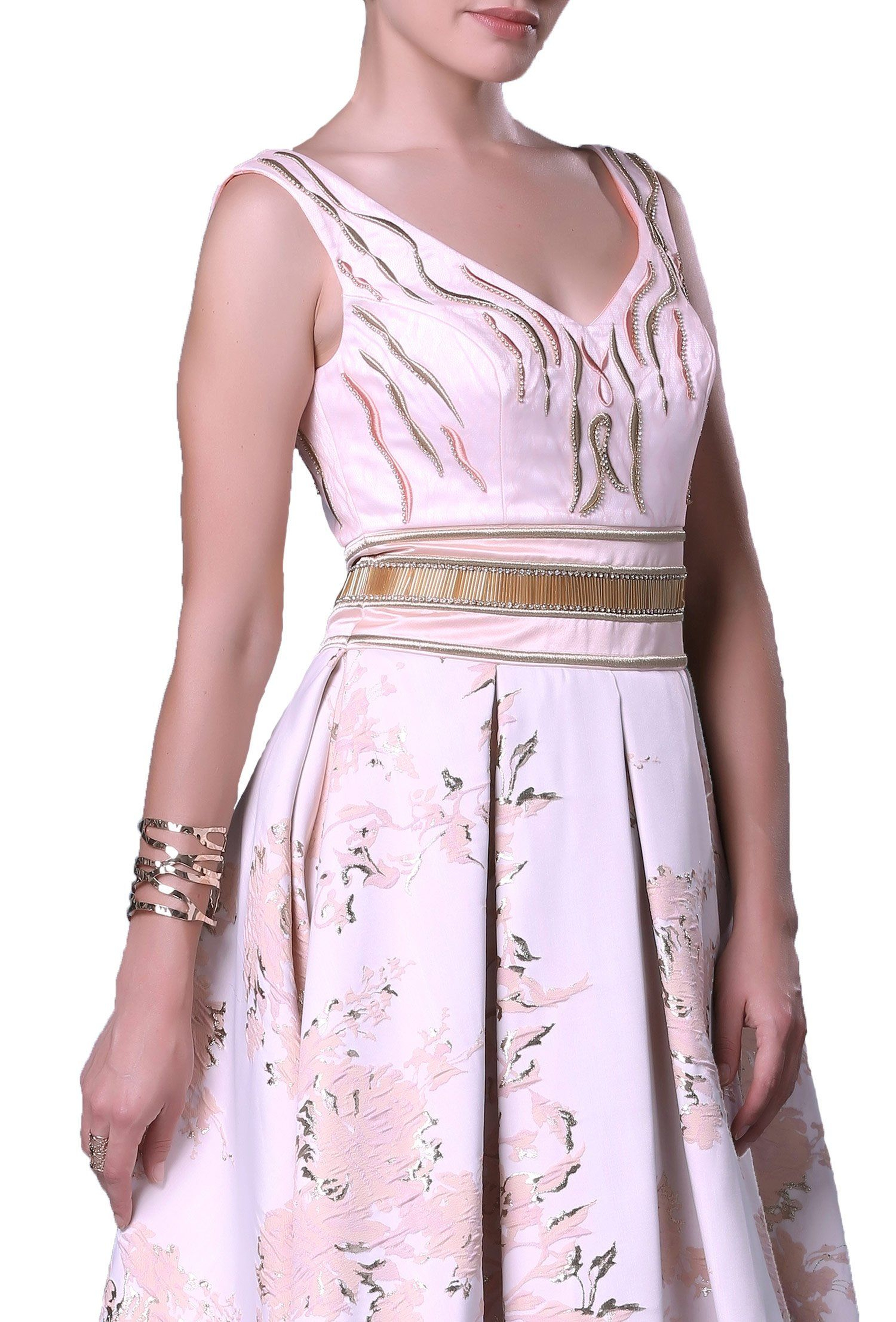 PEMBE Uzun Abiye Elbise - Image 2
