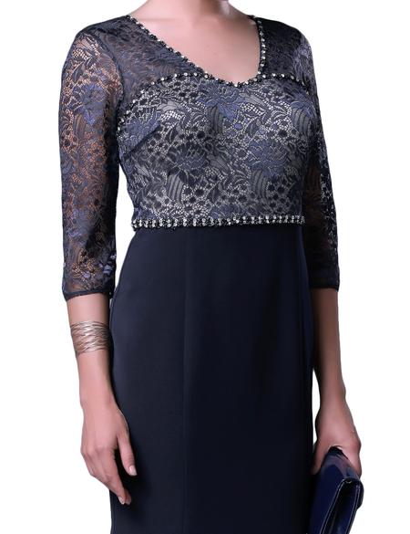 LACIVERT Balık Abiye Elbise - 50212477001