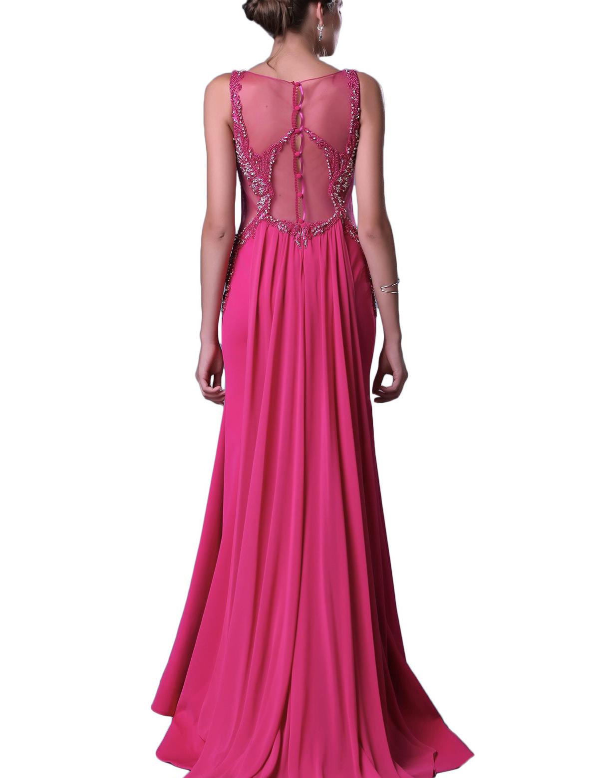 PEMBE Balık Abiye Elbise - 50212480002