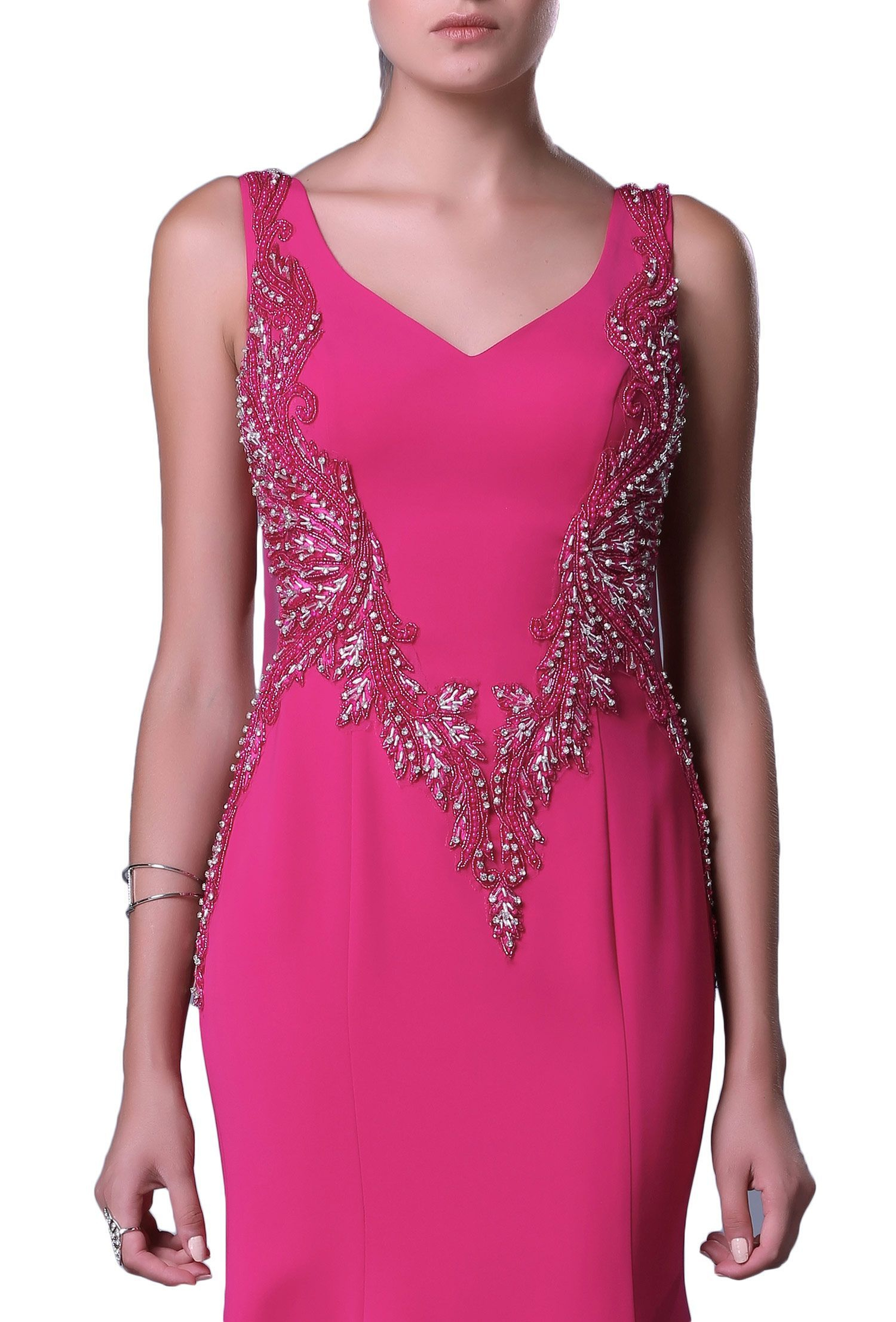 PEMBE Balık Abiye Elbise - Image 2
