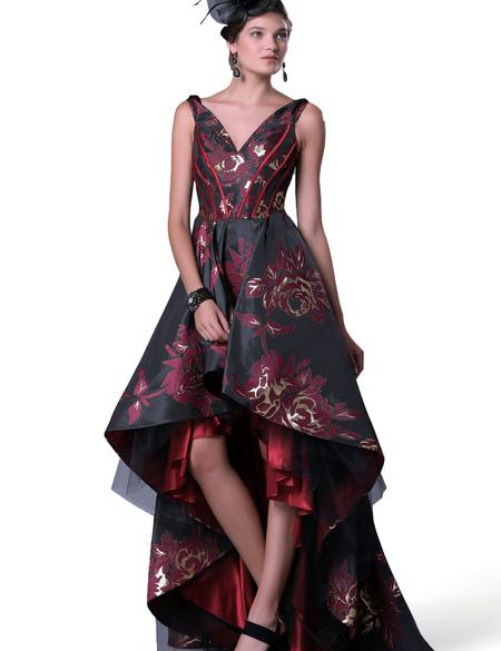 KIRMIZI Uzun Abiye Elbise - 50212485001