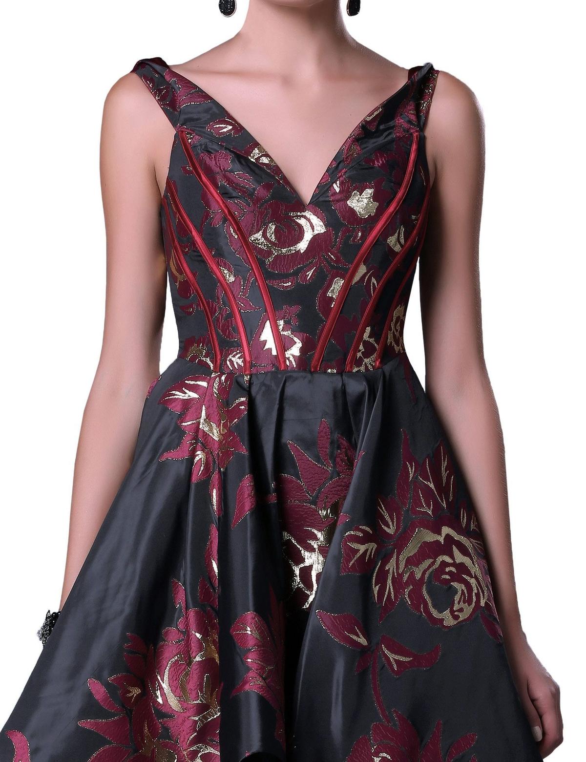 KIRMIZI Uzun Abiye Elbise - 50212485001