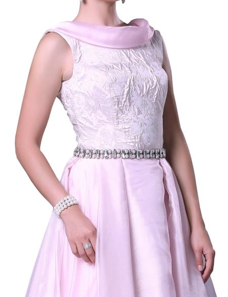 PEMBE Uzun Abiye Elbise - 50212491001