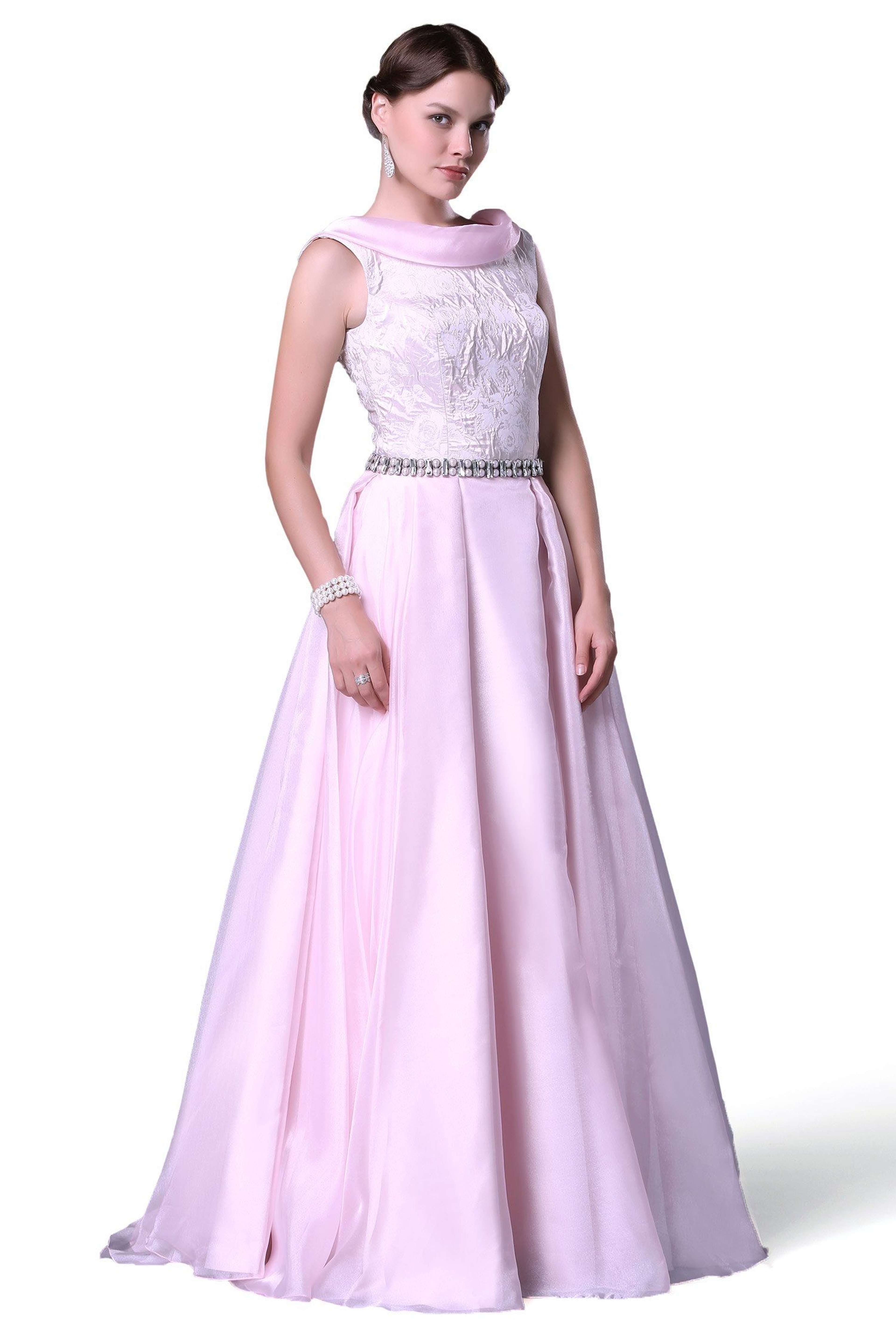PEMBE Uzun Abiye Elbise - Image 3