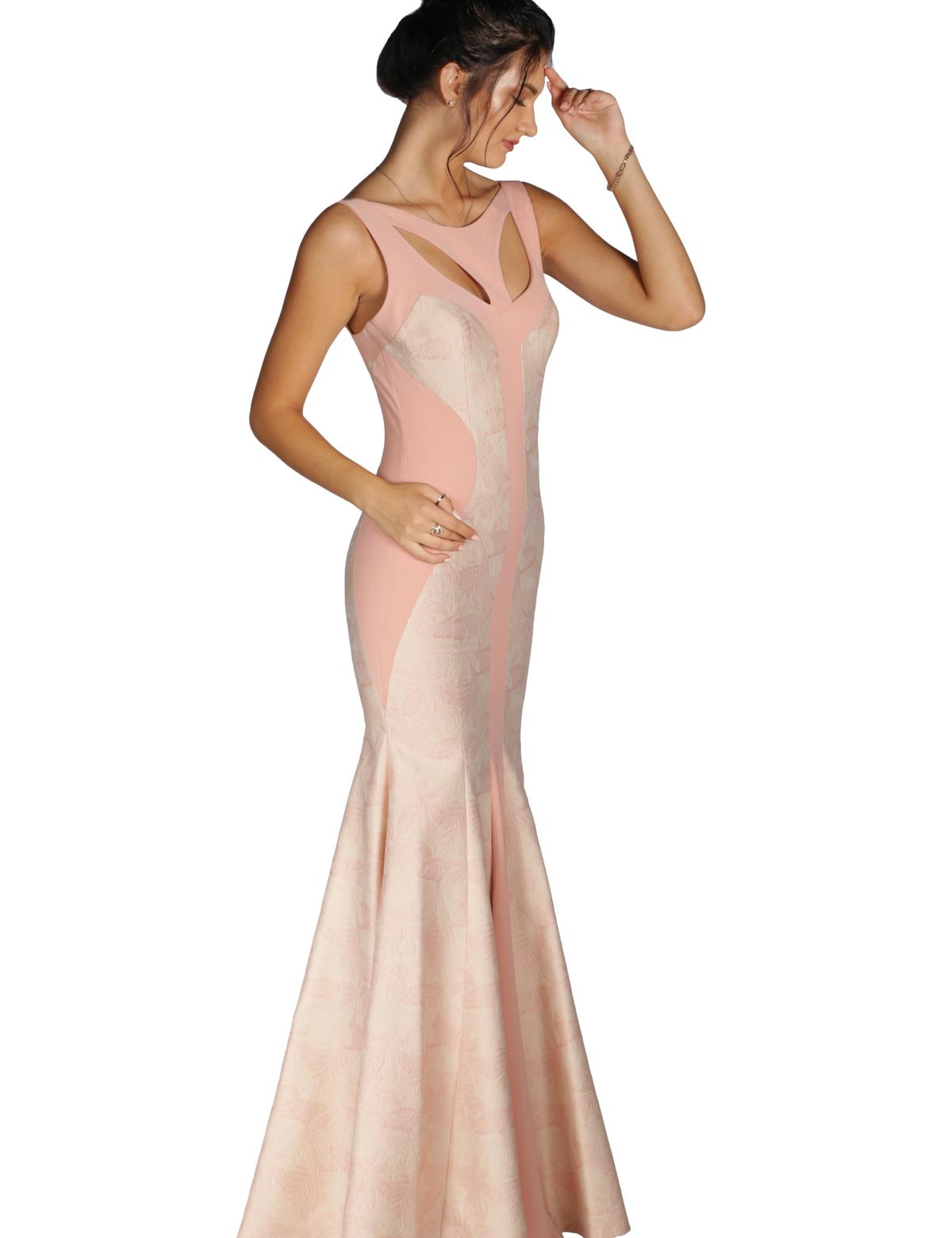 PEMBE Balık Abiye Elbise - 50212498001