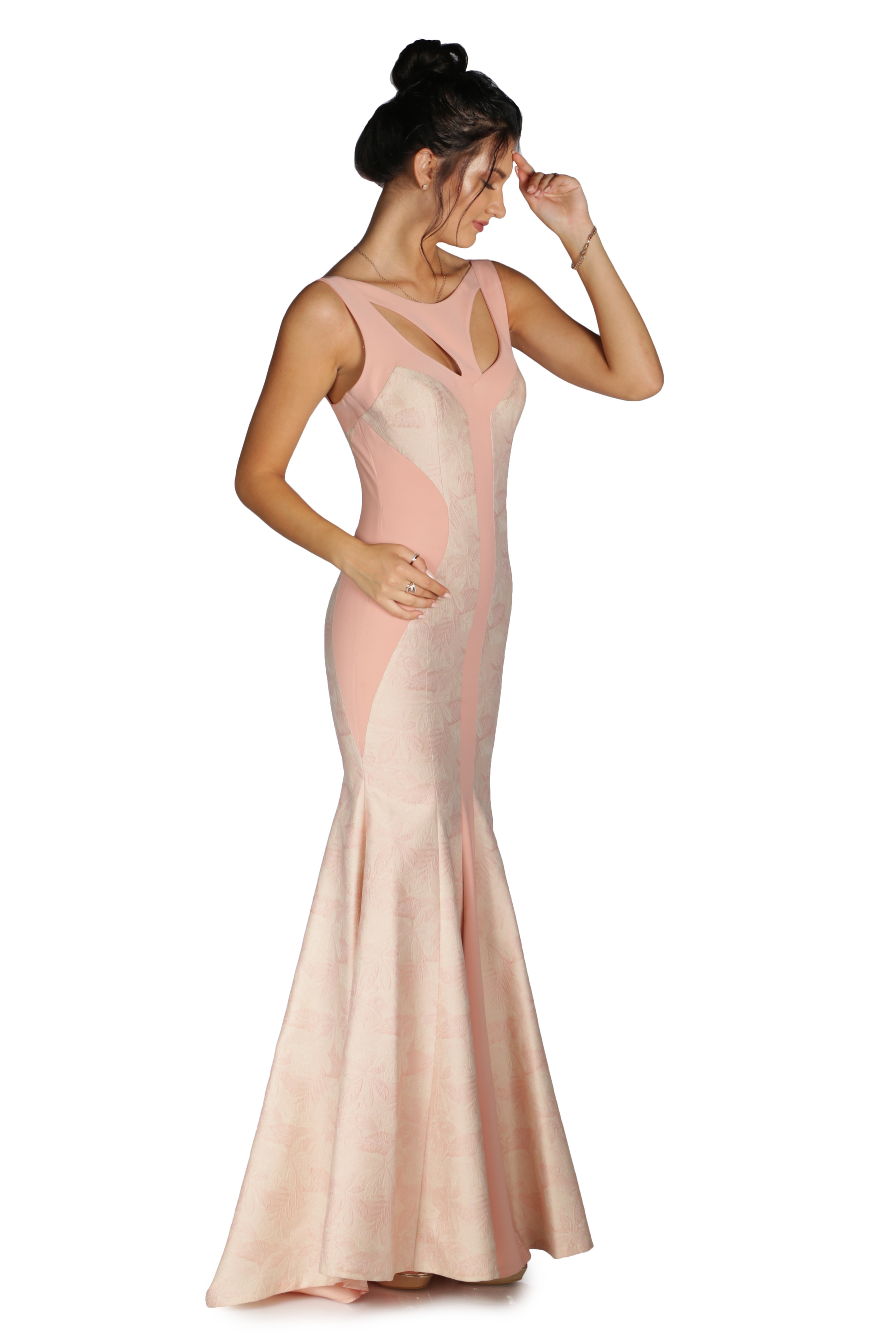 PEMBE Balık Abiye Elbise - Image 3