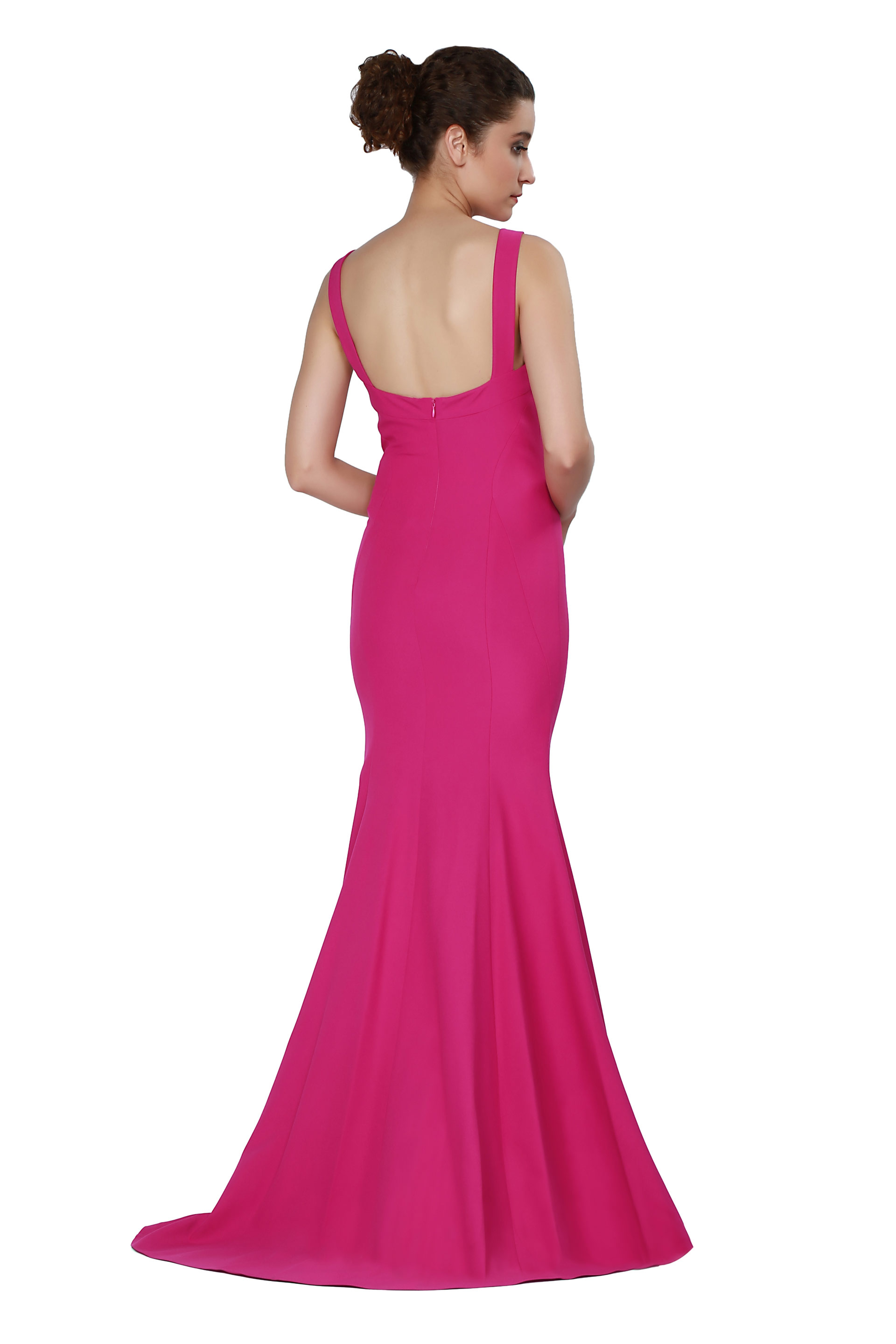PEMBE Balık Abiye Elbise - Image 3