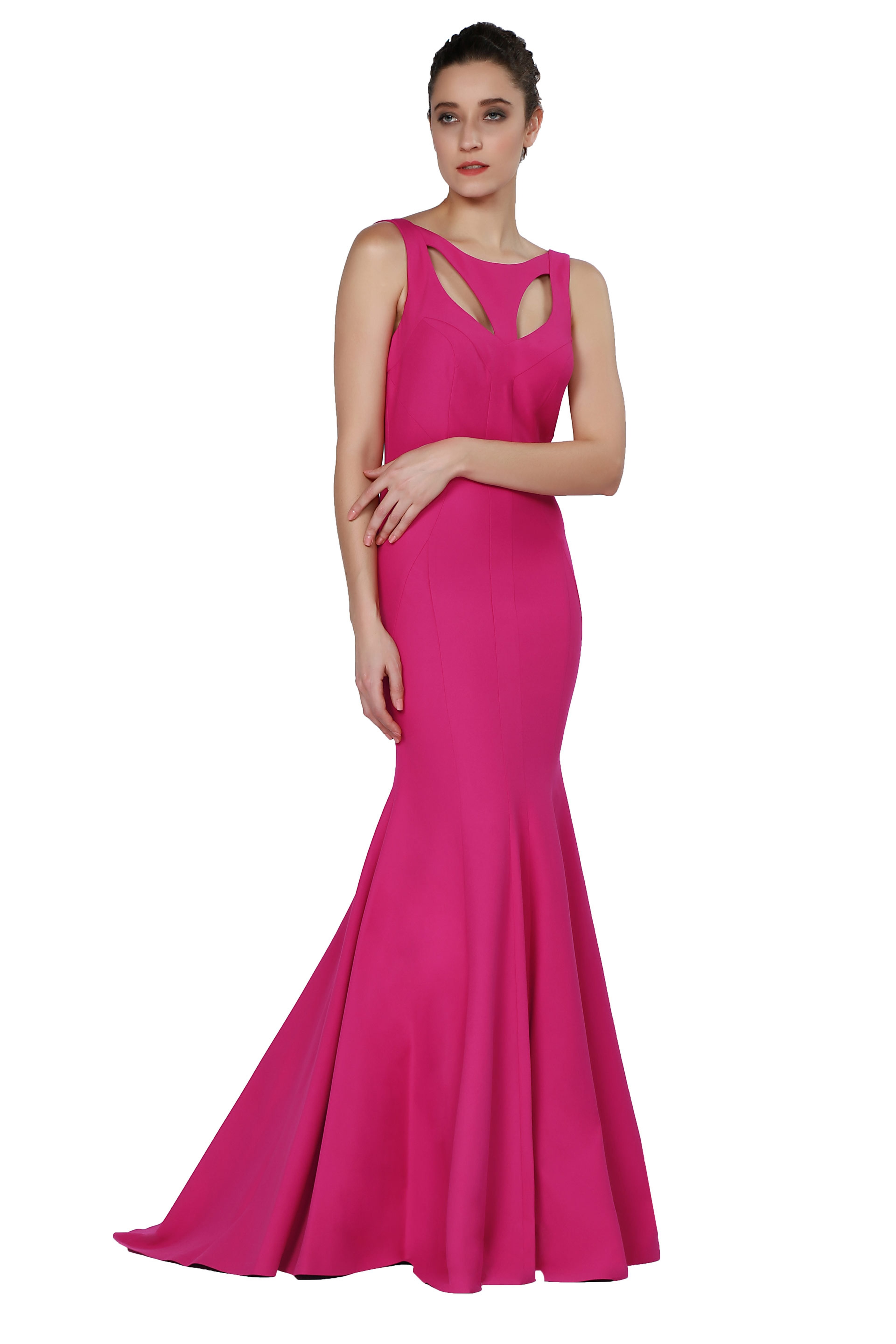 PEMBE Balık Abiye Elbise - Image 1
