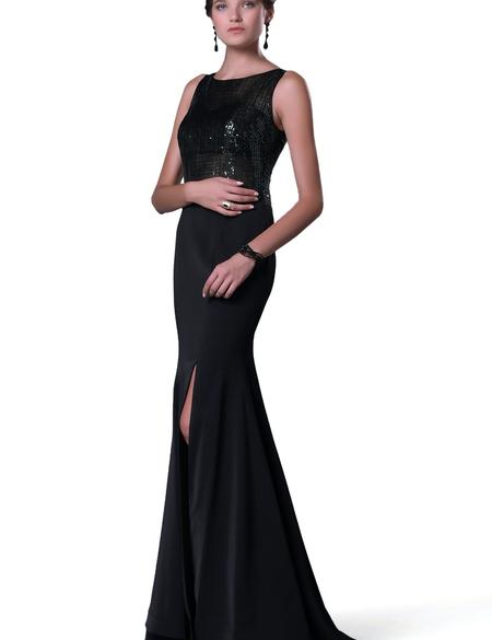 SIYAH Uzun Abiye Elbise - 50212507004