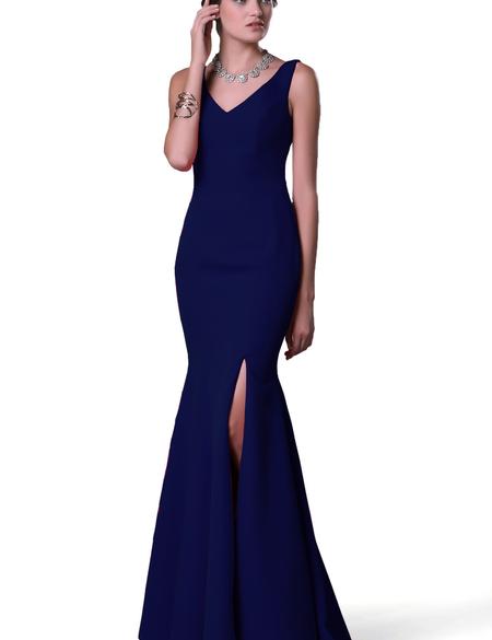 LACIVERT Uzun Abiye Elbise - 50212508003