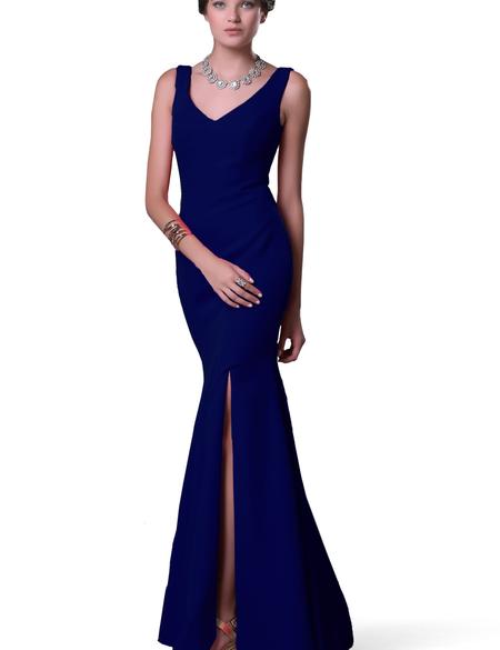 LACIVERT Uzun Abiye Elbise - 50212508003