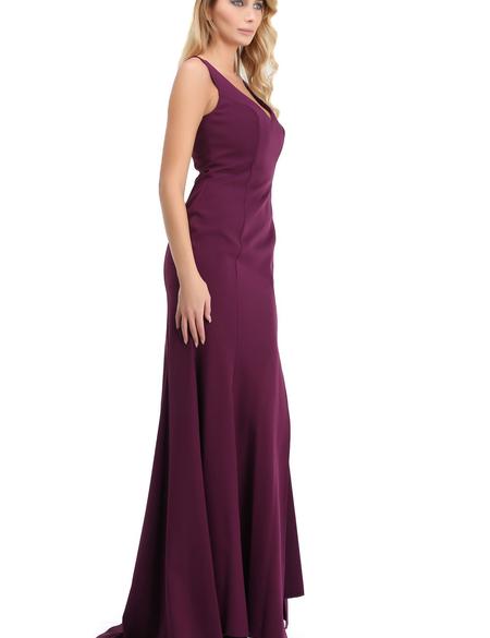 PEMBE Uzun Abiye Elbise - 50212510001