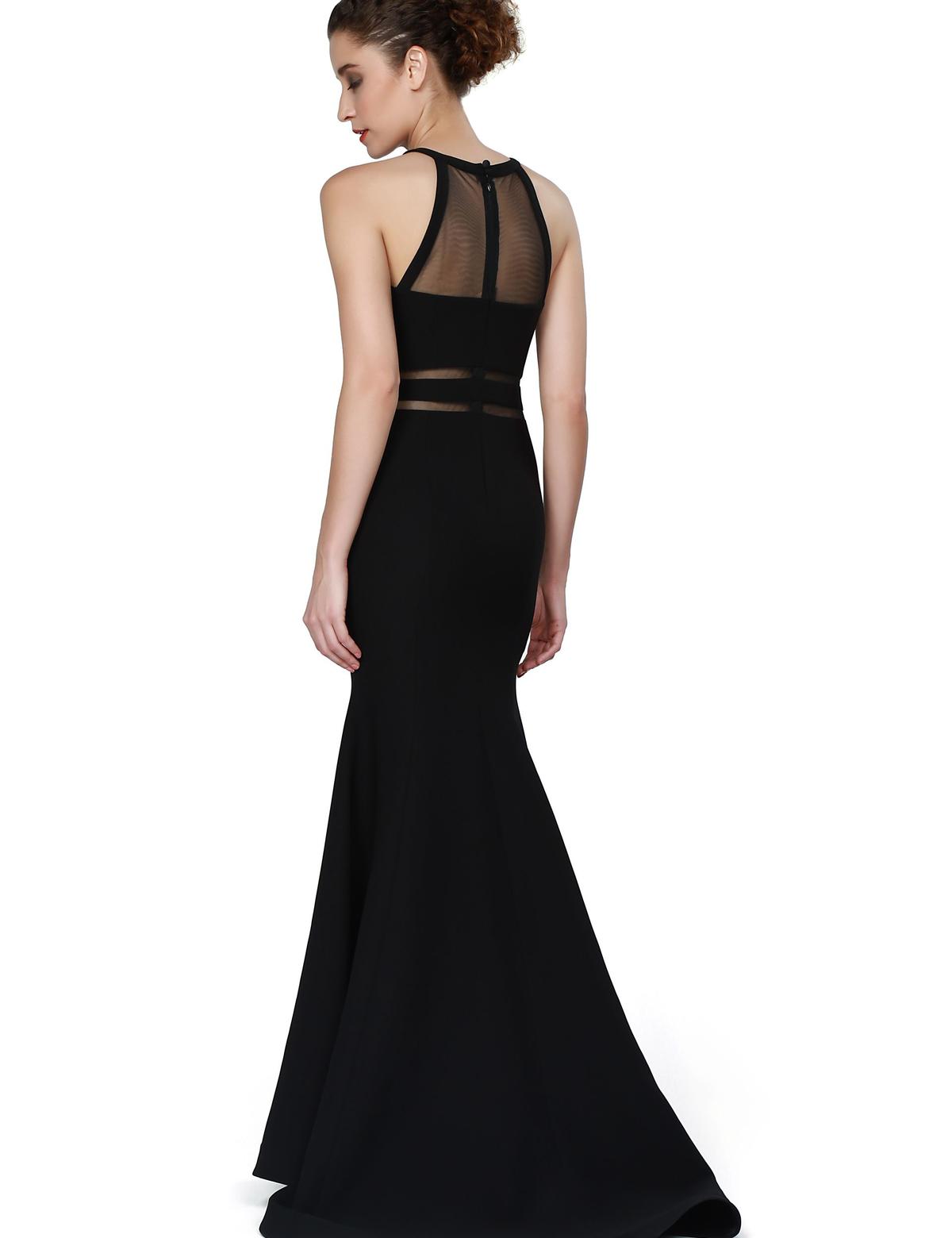 SIYAH Balık Abiye Elbise - 50212531001