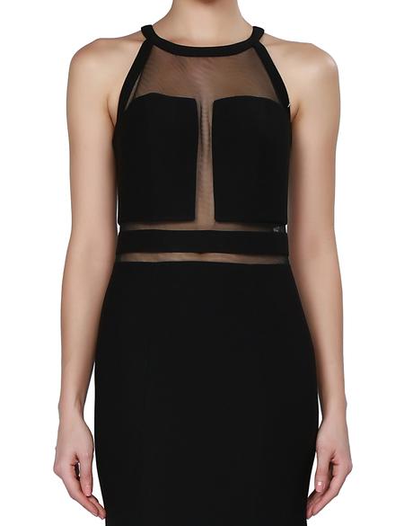 SIYAH Balık Abiye Elbise - 50212531001