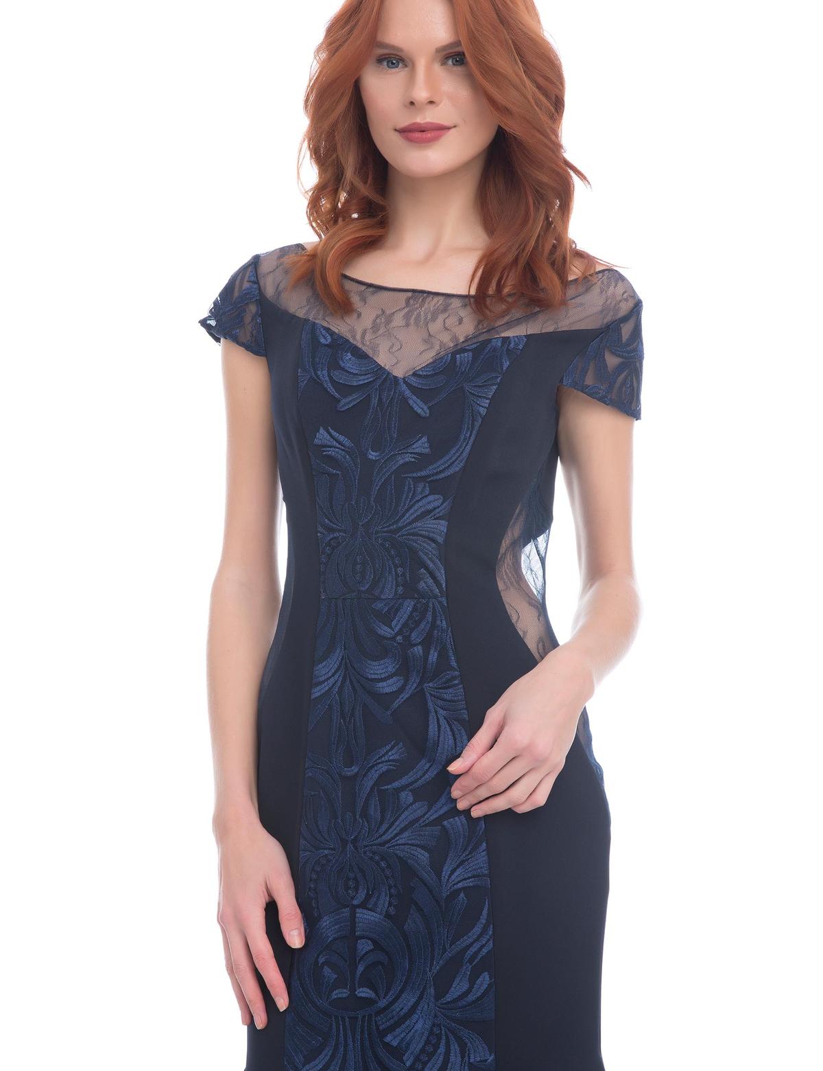 LACIVERT Uzun Abiye Elbise - 50212536007