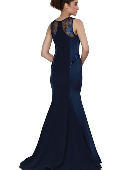 LACIVERT Uzun Abiye Elbise - 50212538001