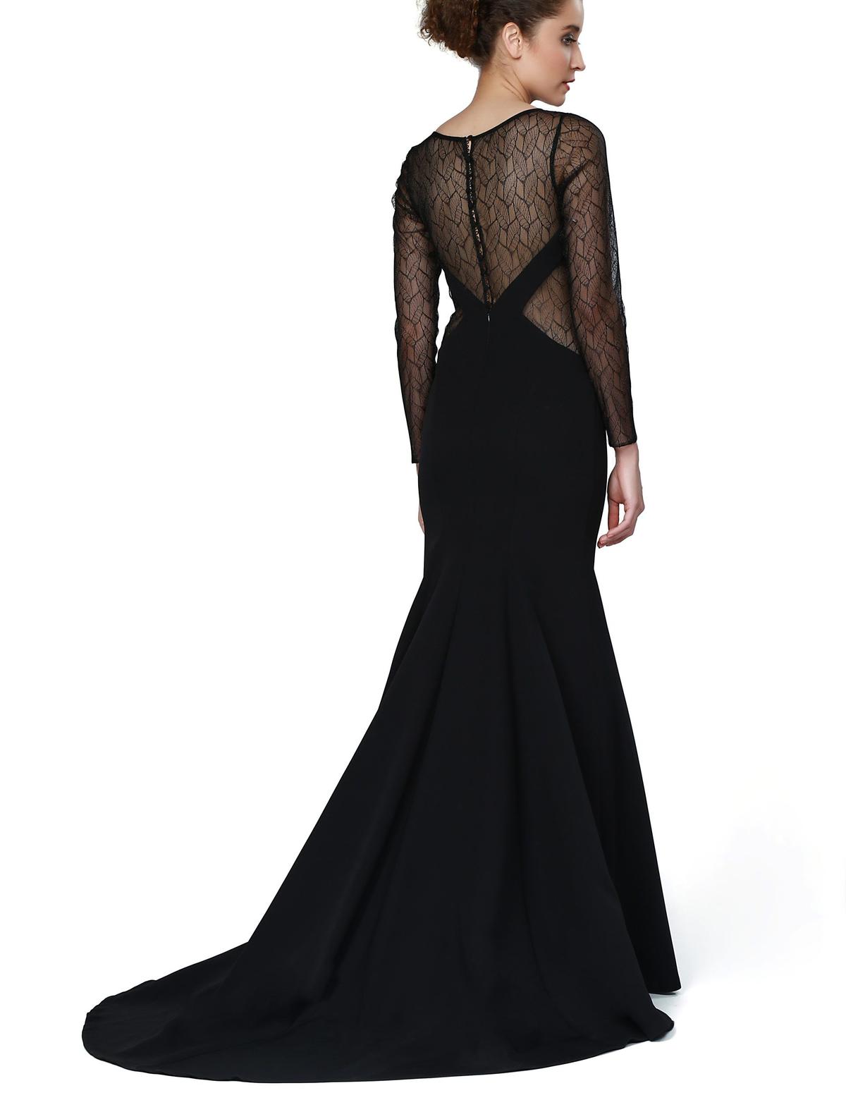 SIYAH Uzun Abiye Elbise - 50212541004