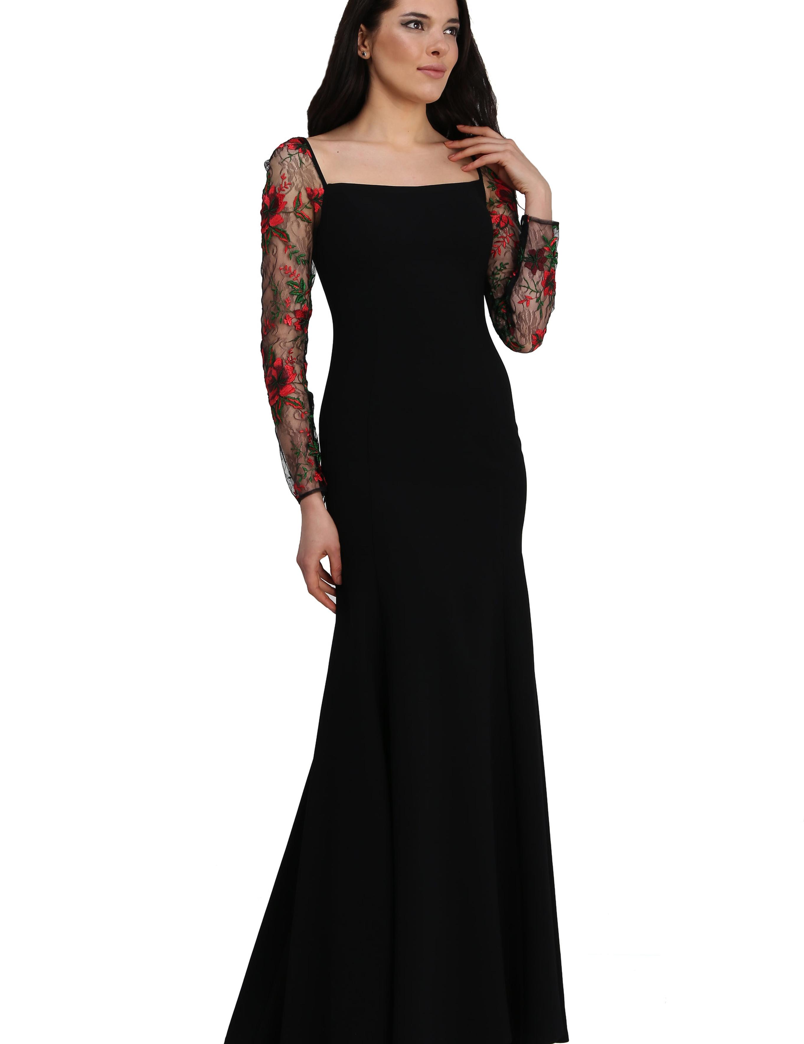 SIYAH Uzun Abiye Elbise