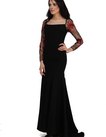 SIYAH Uzun Abiye Elbise - 50212548001