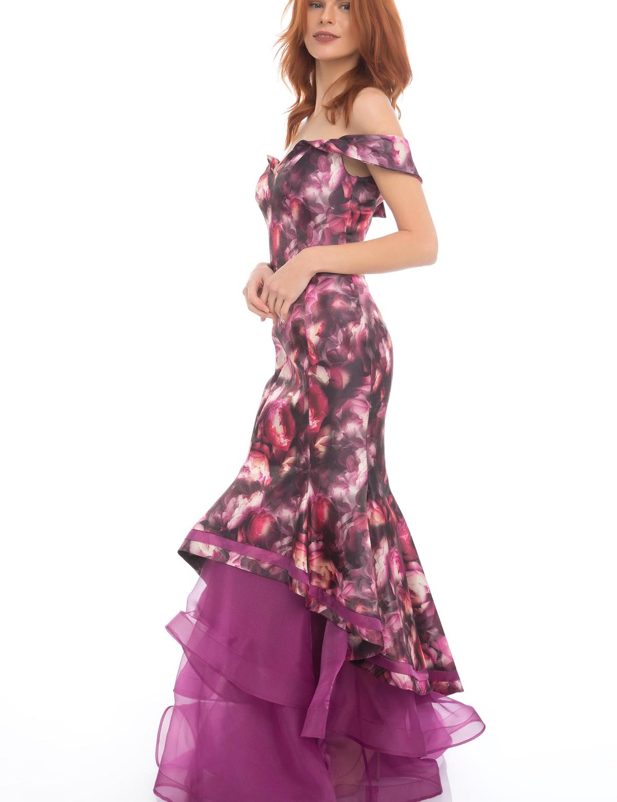 PEMBE Balık Abiye Elbise - 50212550001