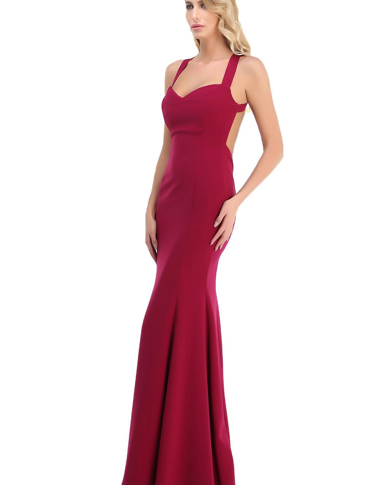 PEMBE Uzun Abiye Elbise - 50212559002