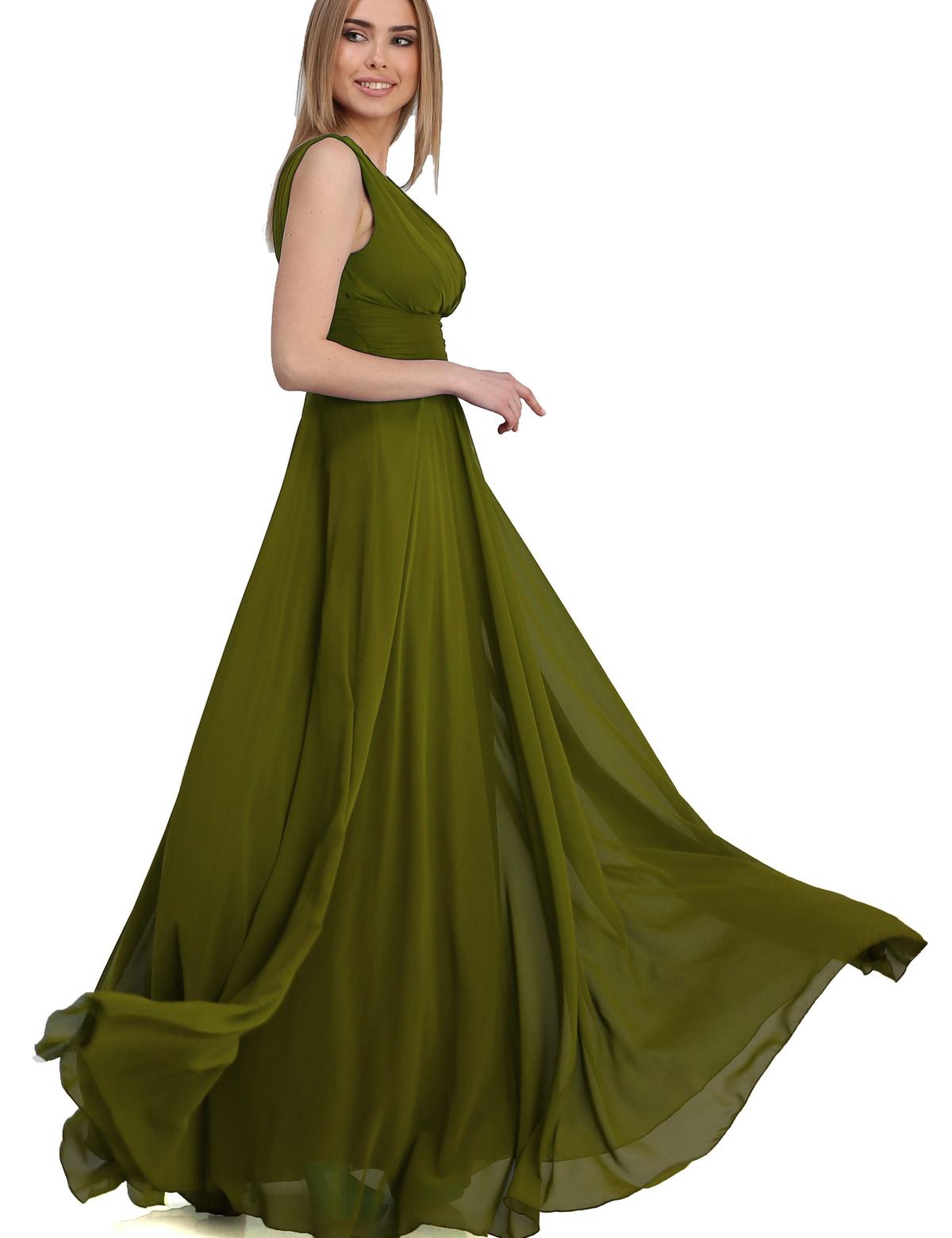 YESIL Uzun Abiye Elbise - 50212574001