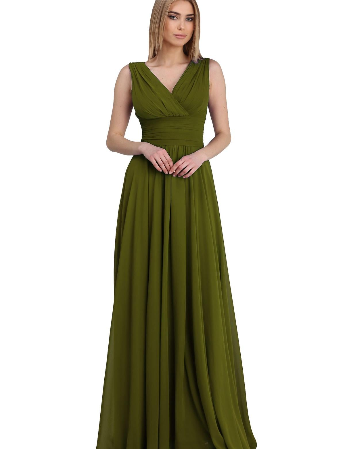 YESIL Uzun Abiye Elbise - 50212574001