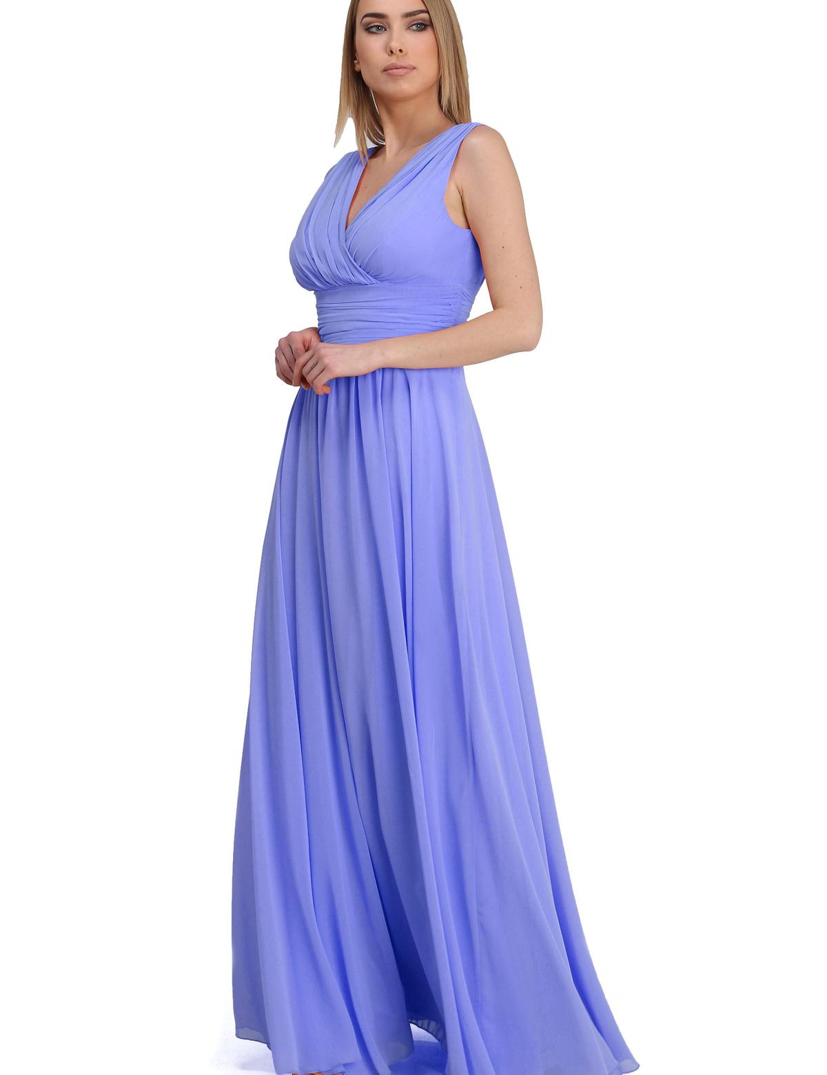 PEMBE Uzun Abiye Elbise - 50212577001