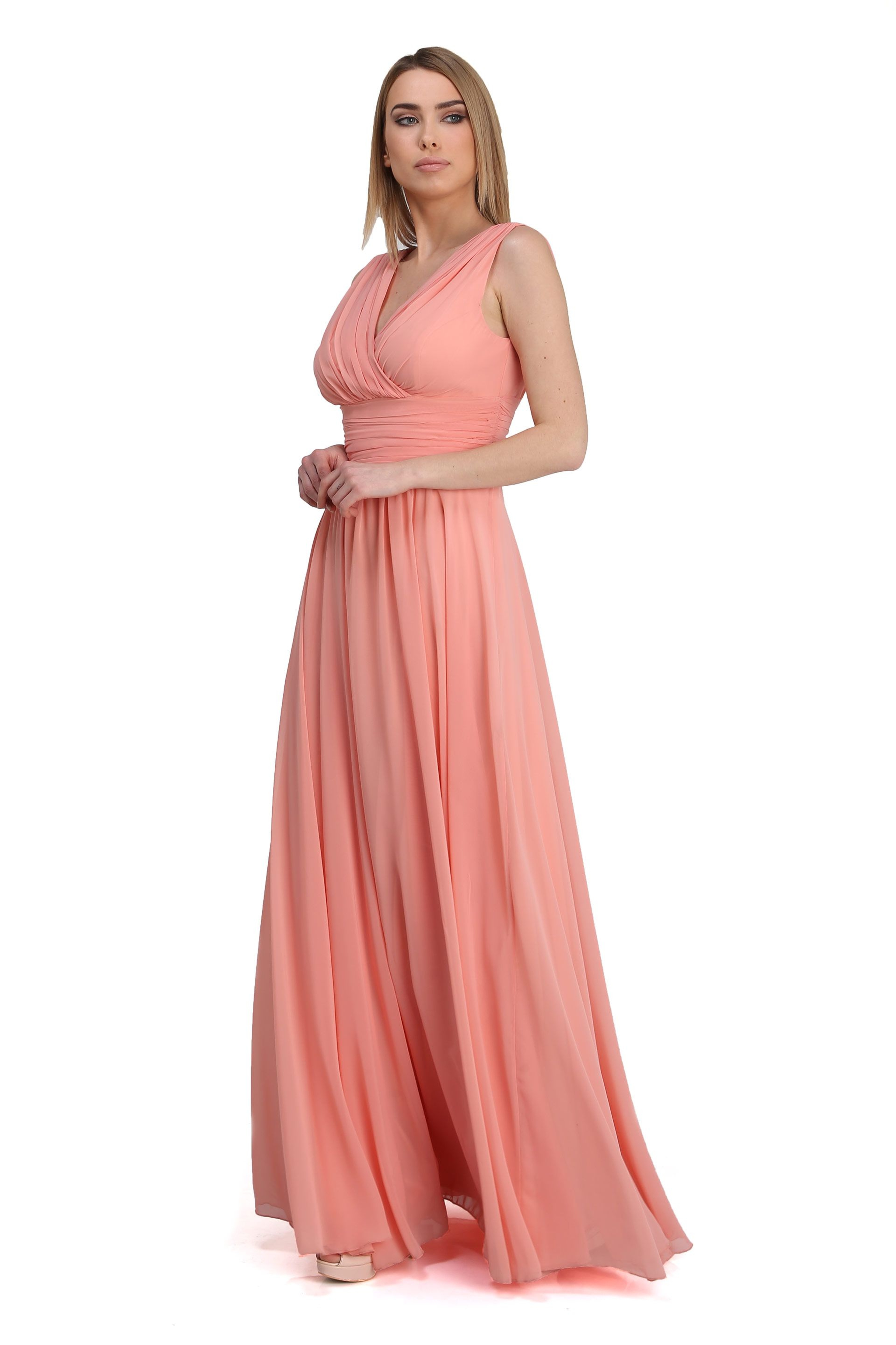 PEMBE Uzun Abiye Elbise - Image 2