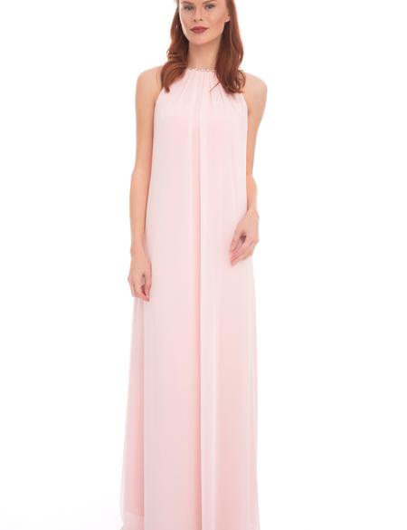 PEMBE Uzun Abiye Elbise - 50212589001