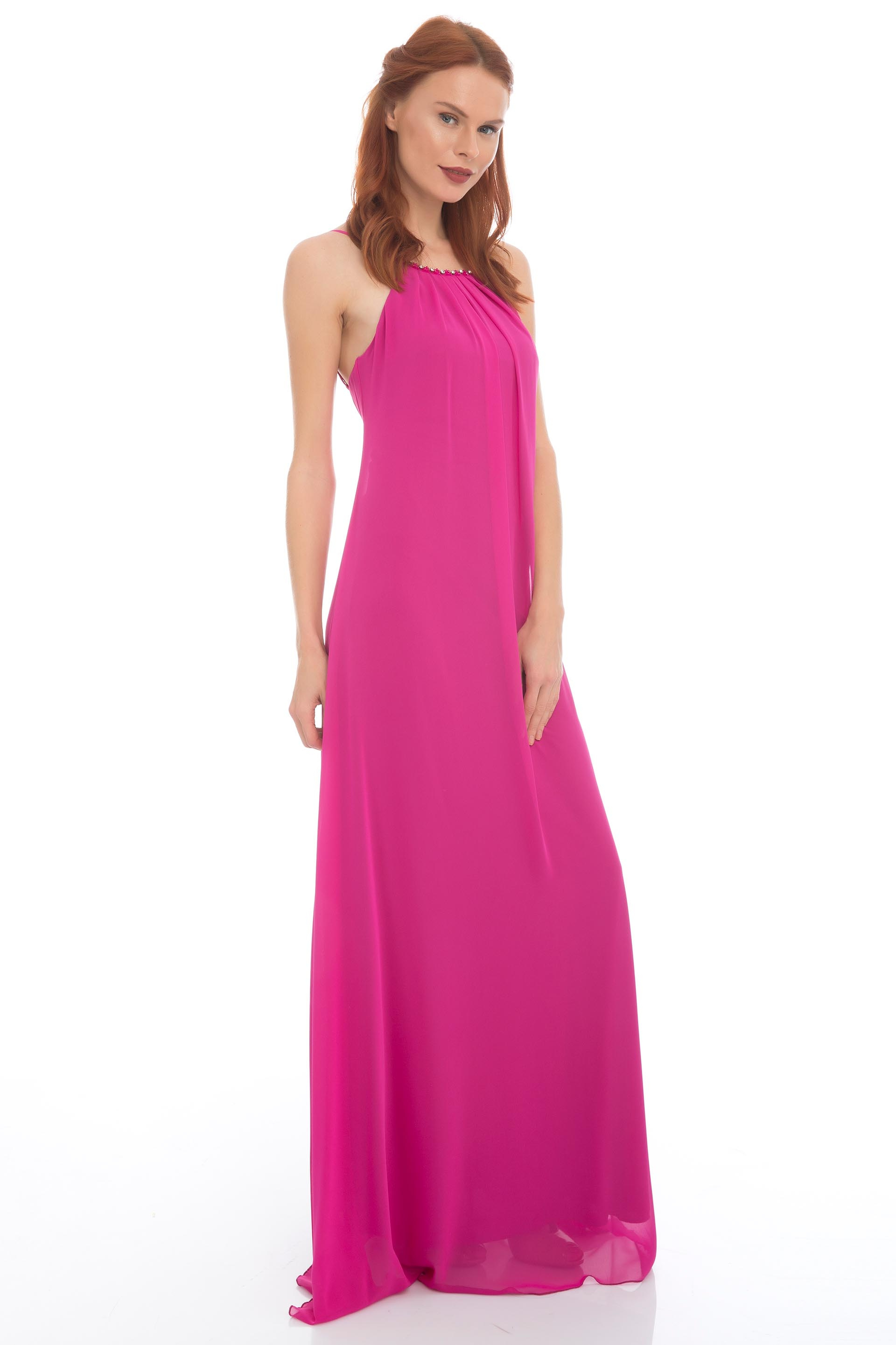 PEMBE Uzun Abiye Elbise - Image 3