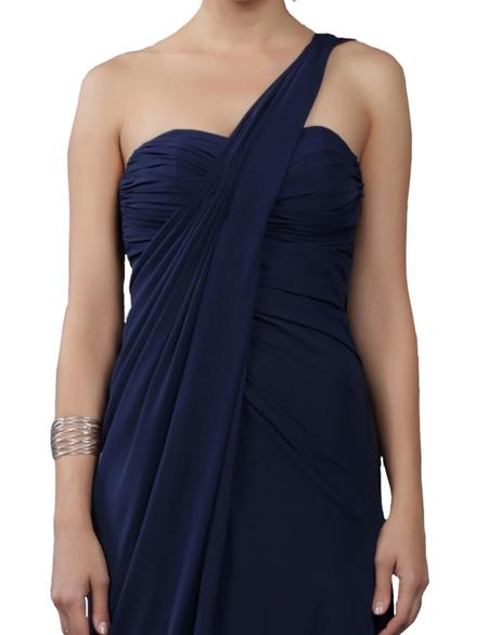 LACIVERT Uzun Abiye Elbise - 50212596001