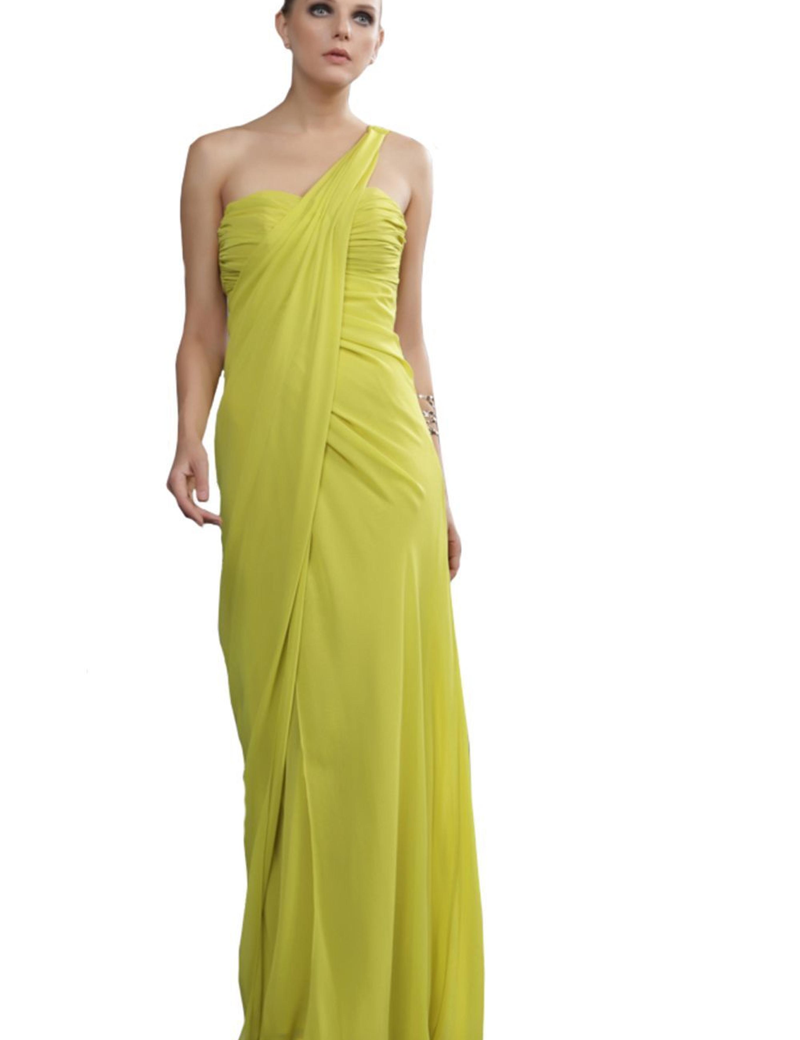 YESIL Uzun Abiye Elbise