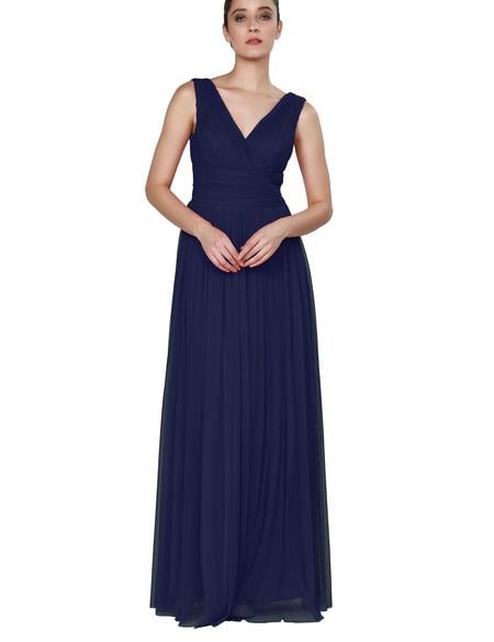 LACIVERT Uzun Abiye Elbise - 50212611001