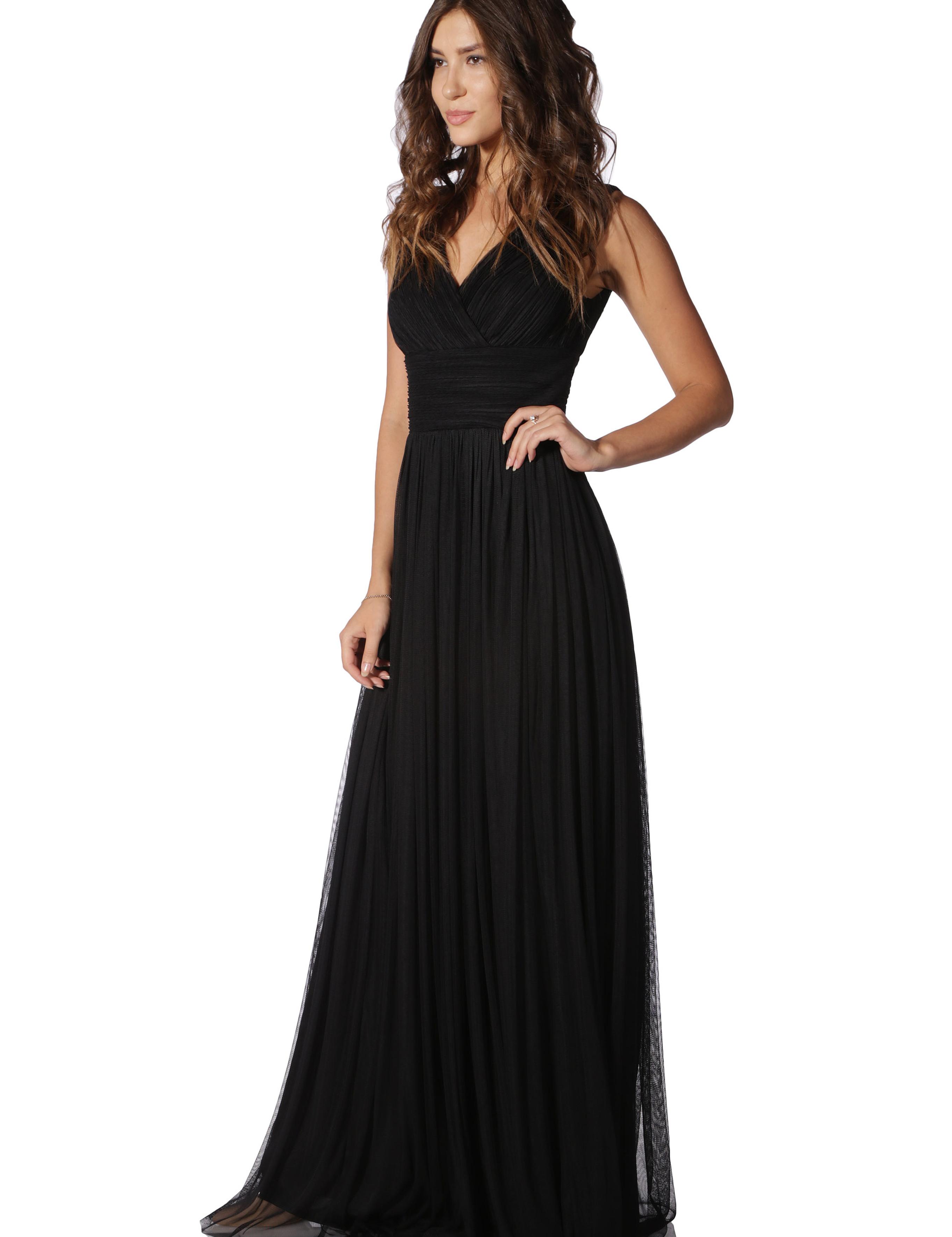 SIYAH Uzun Abiye Elbise