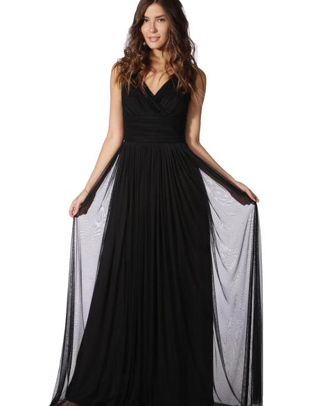 SIYAH Uzun Abiye Elbise - 50212612002