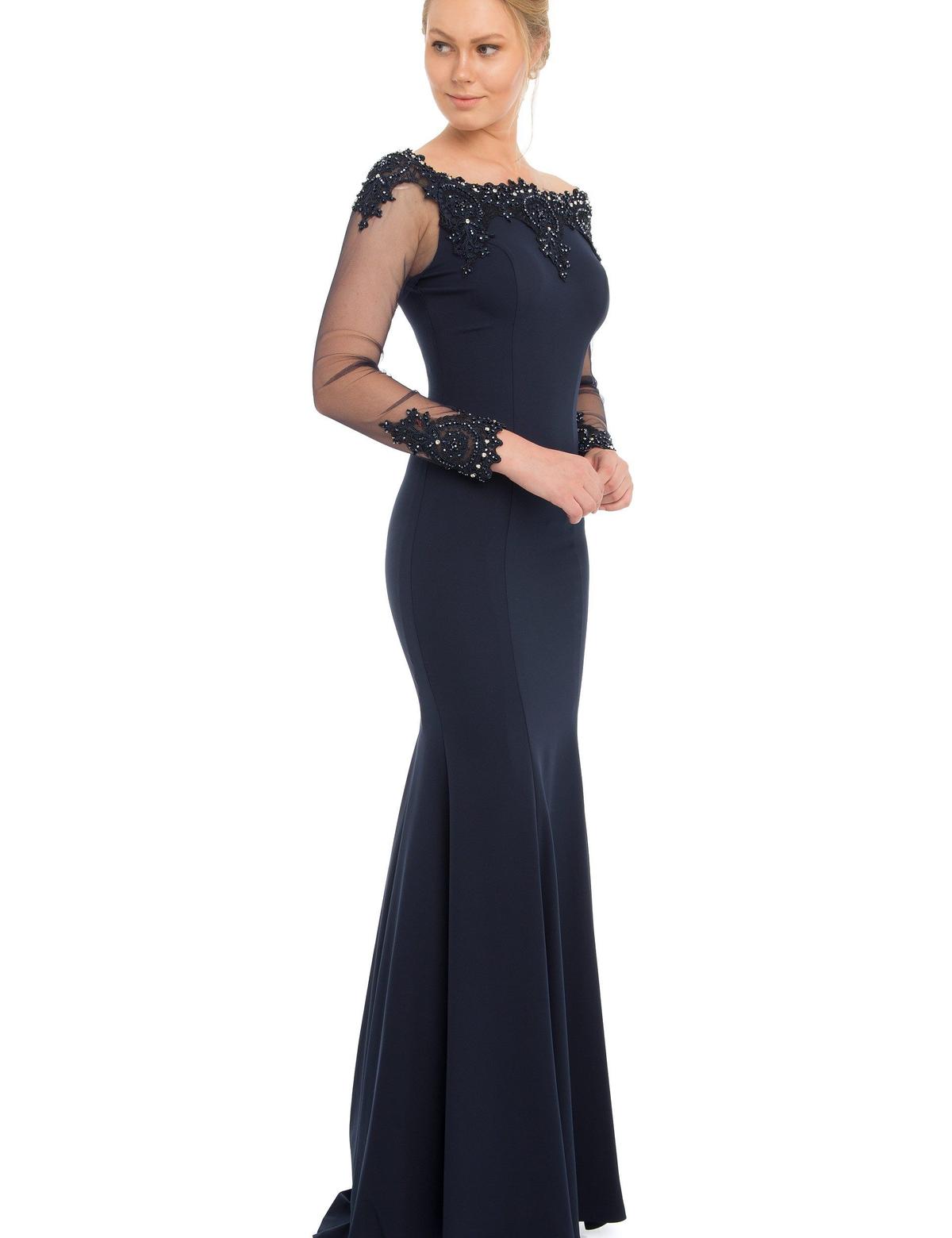 LACIVERT Balık Abiye Elbise - 50212624001