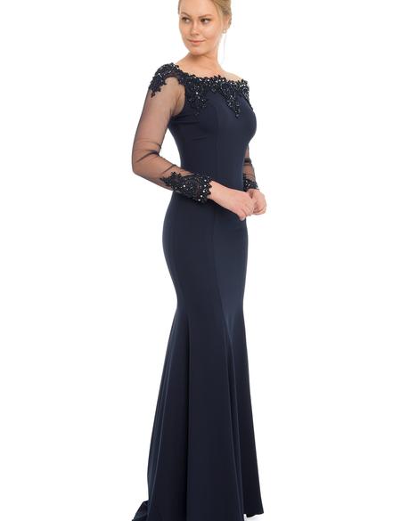 LACIVERT Balık Abiye Elbise - 50212624001