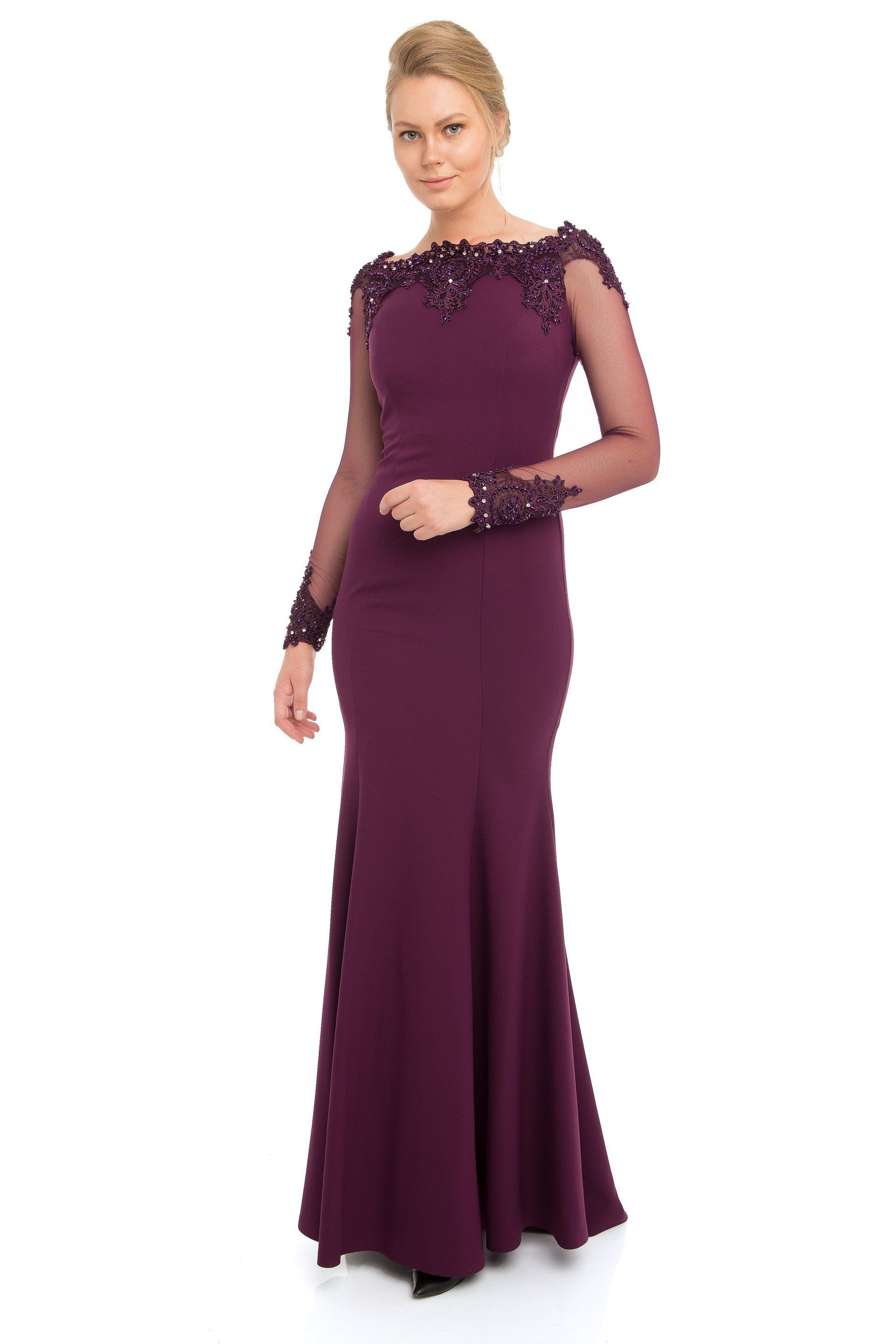 PEMBE Balık Abiye Elbise - Image 1