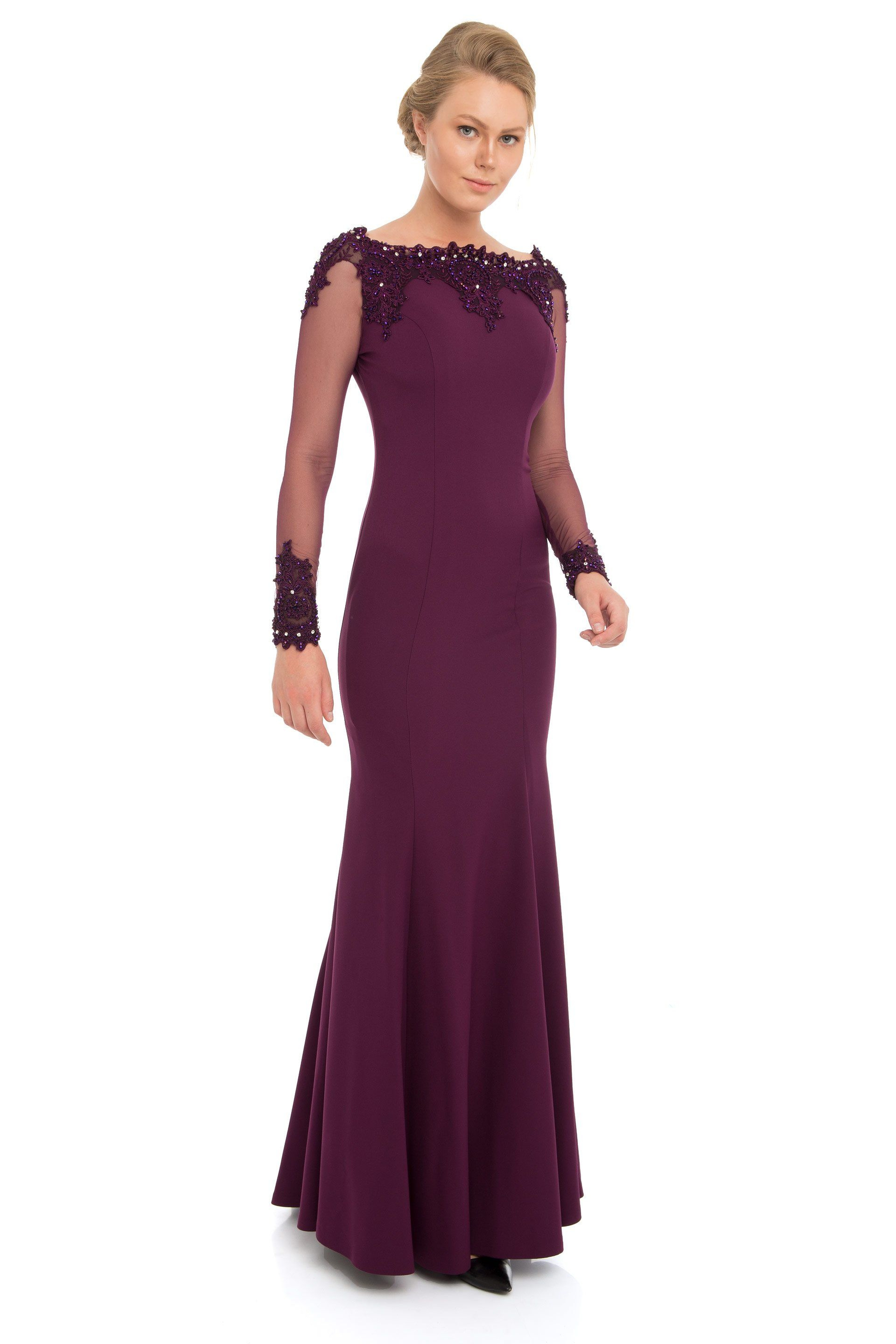 PEMBE Balık Abiye Elbise - Image 2