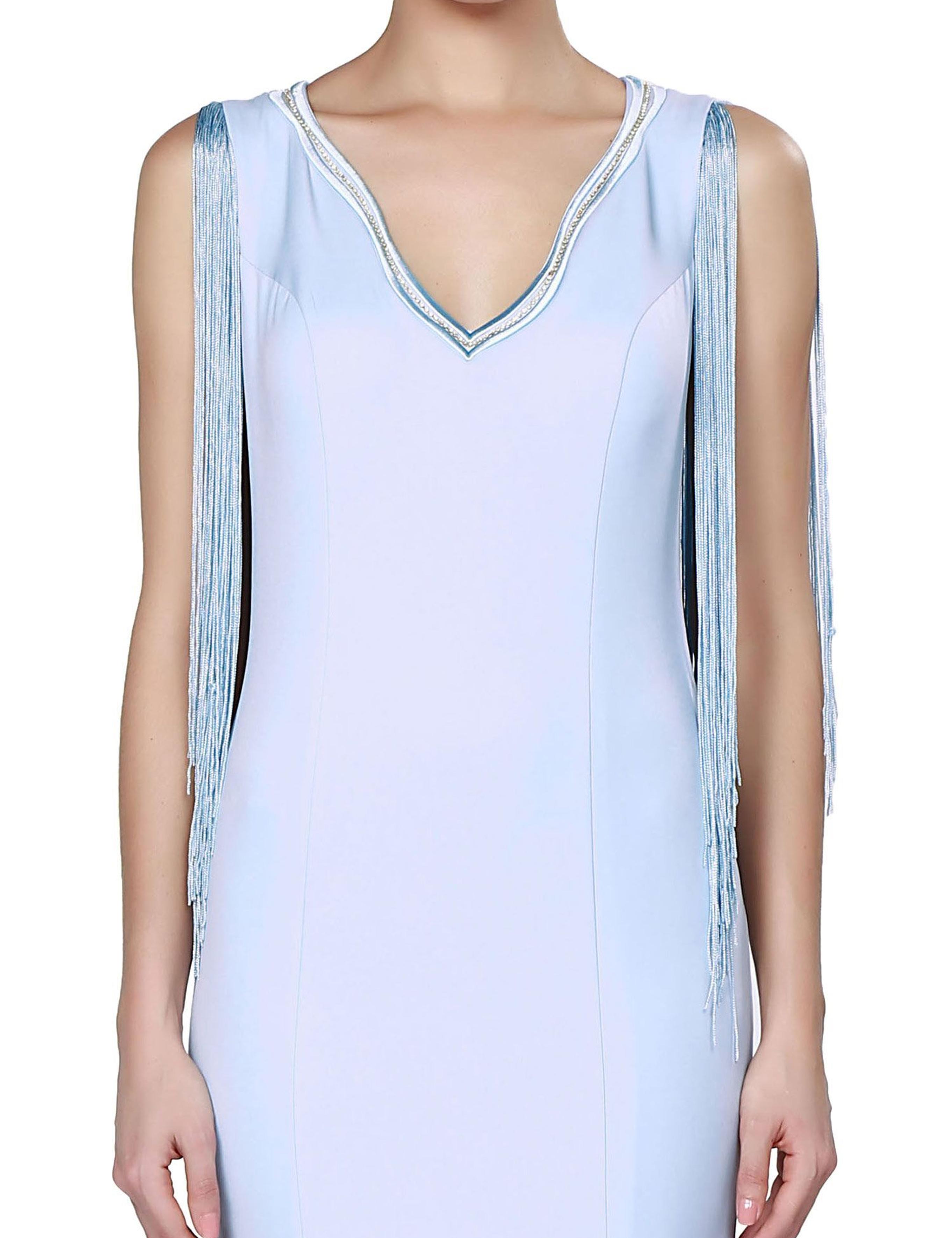 MAVI Balık Abiye Elbise