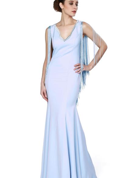 MAVI Balık Abiye Elbise - 50212628001