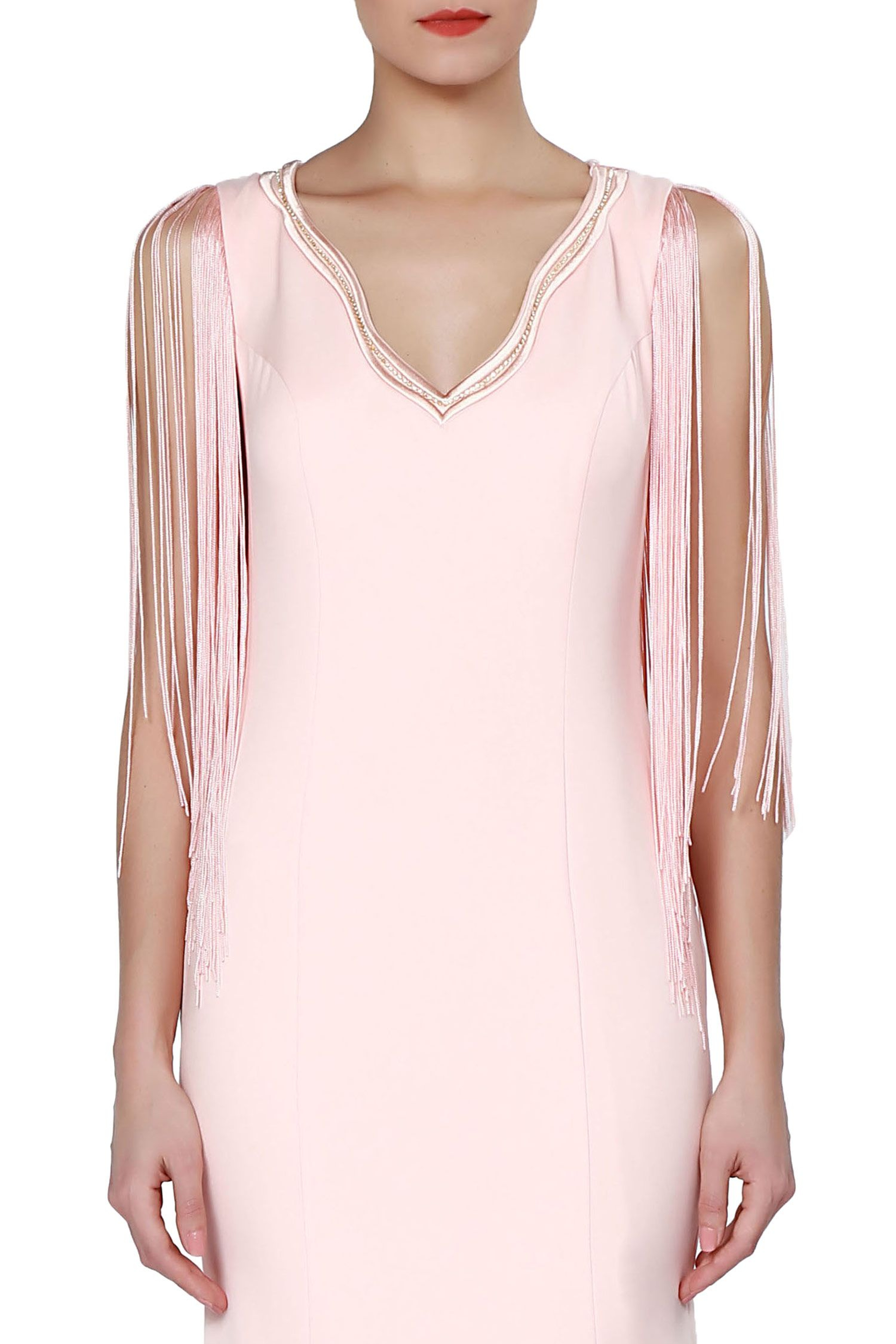 PEMBE Balık Abiye Elbise - Image 2